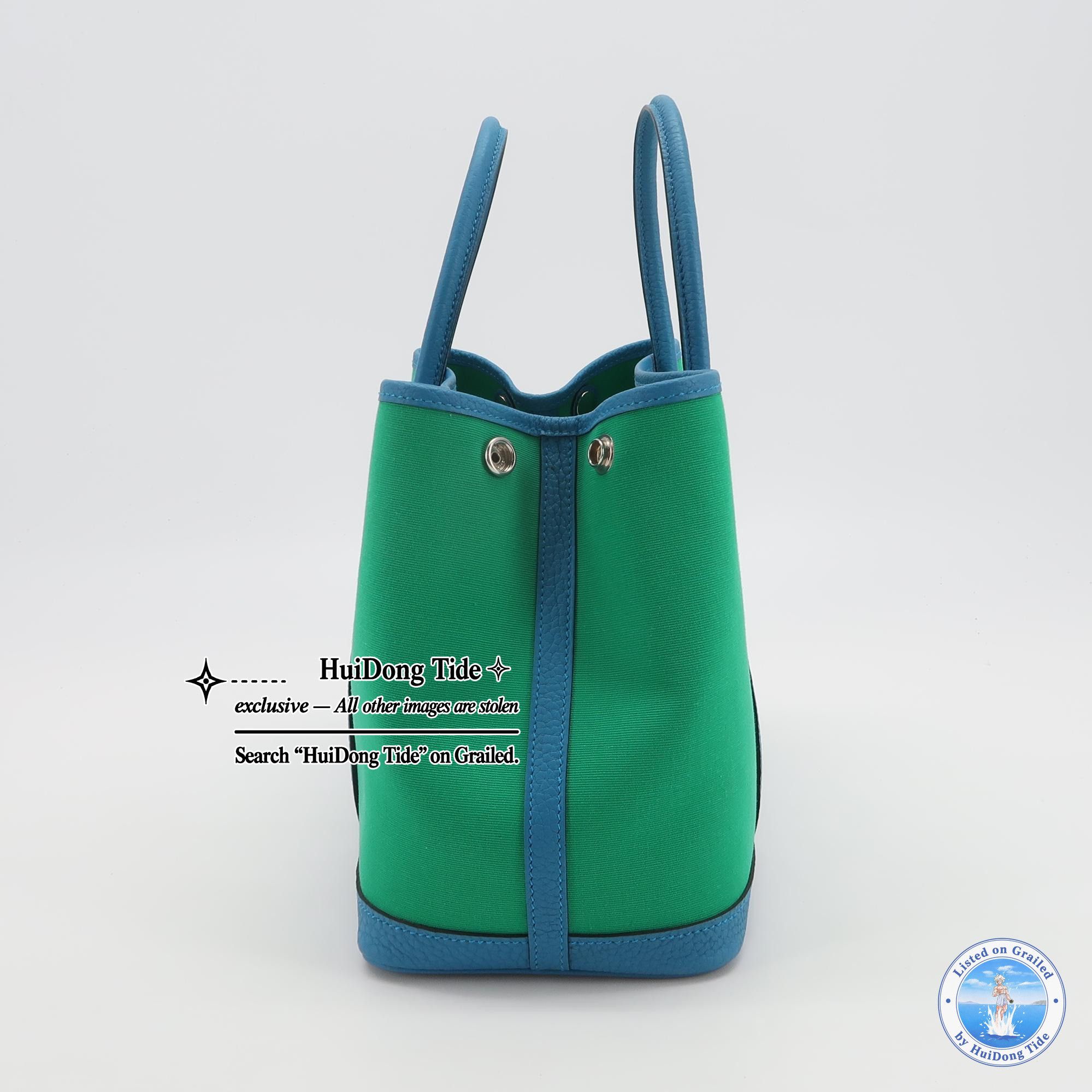 Hermes Hermes Garden Party 30 Canvas Leather Tote Size ONE SIZE Size ONE SIZE - 4 Thumbnail
