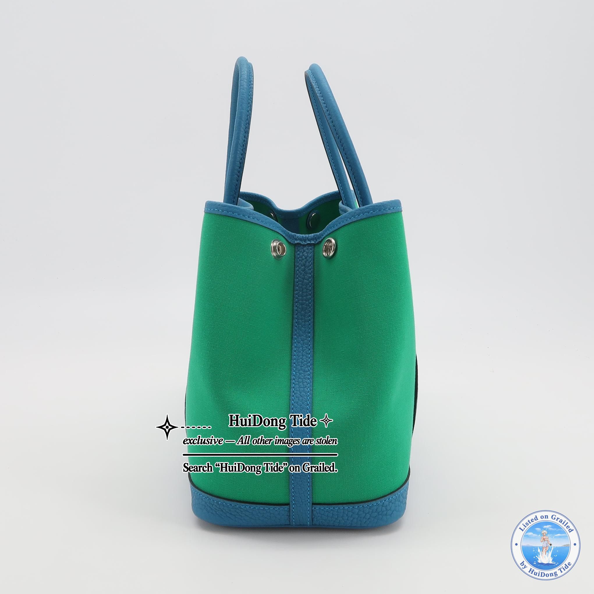 Hermes Hermes Garden Party 30 Canvas Leather Tote Size ONE SIZE Size ONE SIZE - 3 Thumbnail