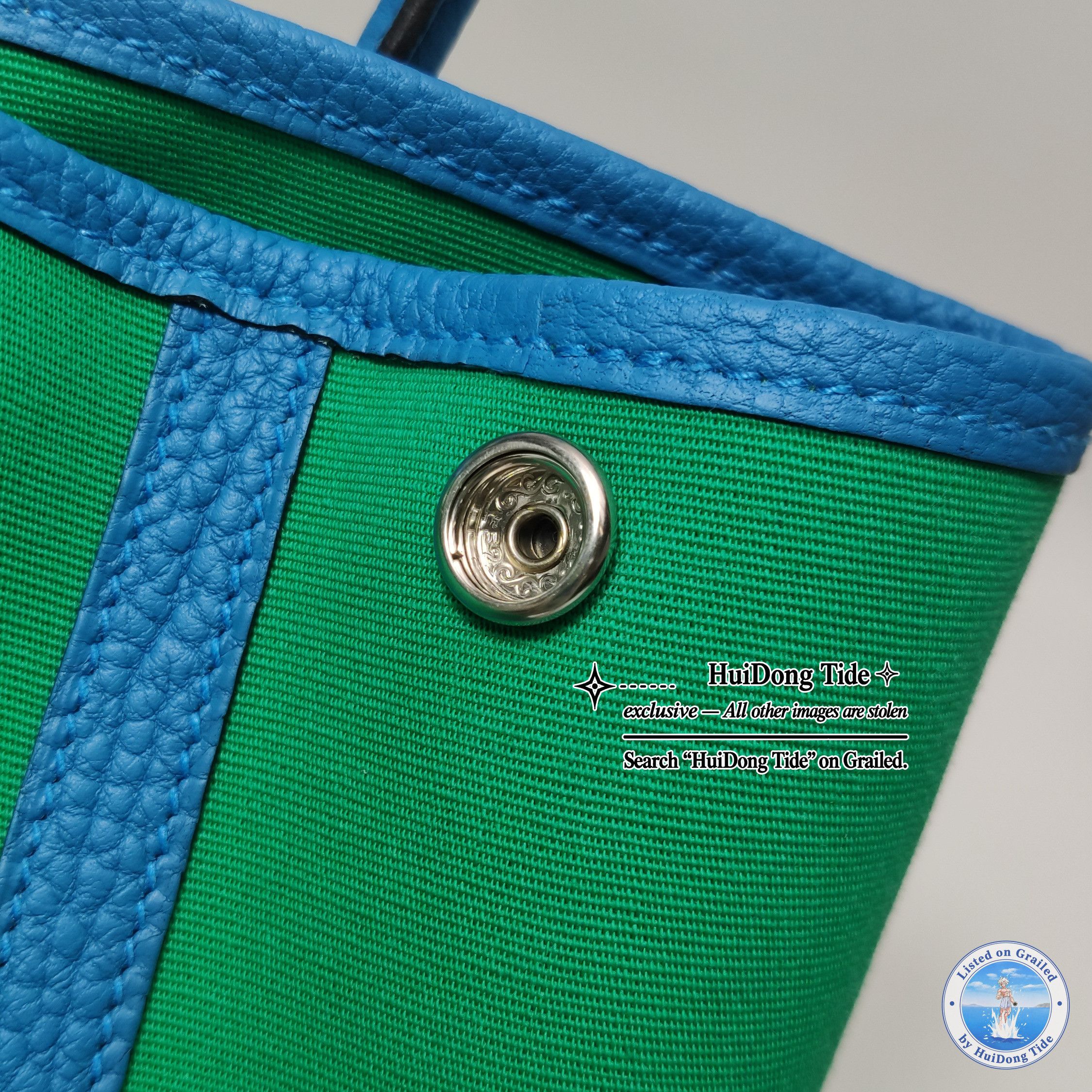 Hermes Hermes Garden Party 30 Canvas Leather Tote Size ONE SIZE Size ONE SIZE - 13 Thumbnail