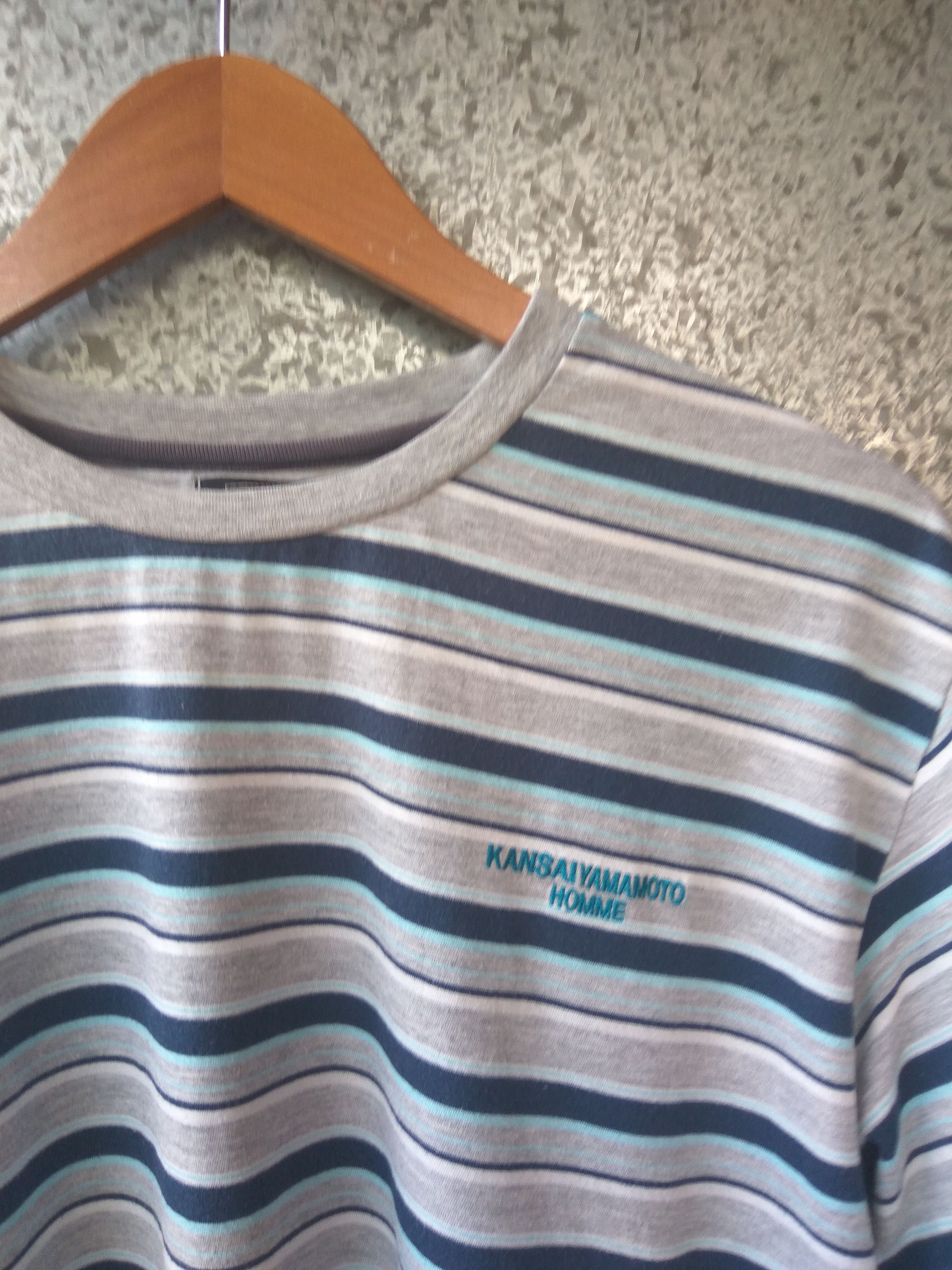 Kansai Yamamoto Kansai Yamamoto t shirt stripes Size US M / EU 48-50 / 2 - 2 Thumbnail