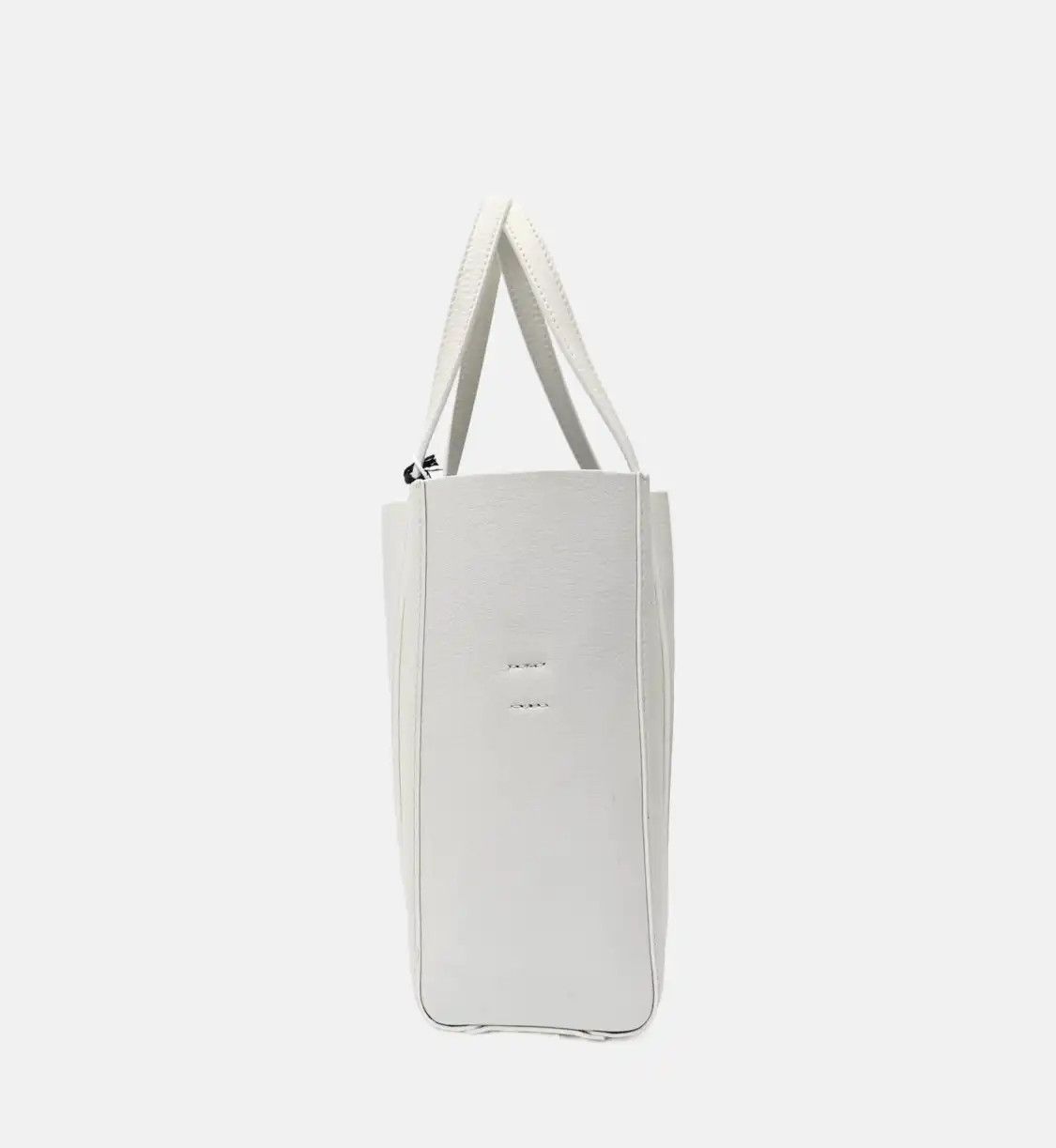 Balenciaga BALENCIAGA Everyday ultra Small white cowhide leather print shoulder bag silver Size ONE SIZE - 3 Thumbnail