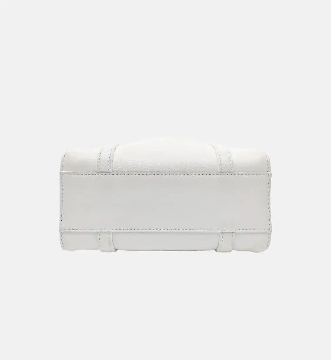 Balenciaga BALENCIAGA Everyday ultra Small white cowhide leather print shoulder bag silver Size ONE SIZE - 6 Thumbnail