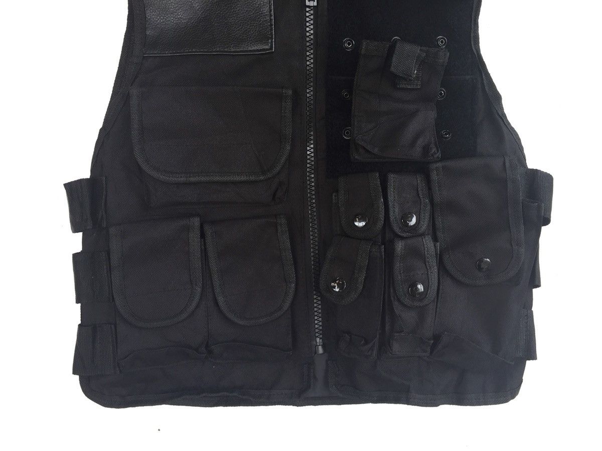 Vintage Tactical Vest Pocket Utility Army Police Gear Size 34S - 3 Thumbnail