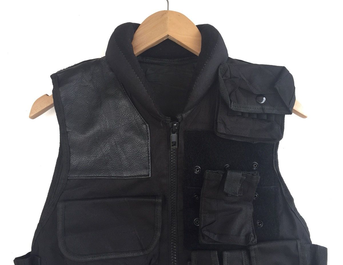 Vintage Tactical Vest Pocket Utility Army Police Gear Size 34S - 2 Thumbnail