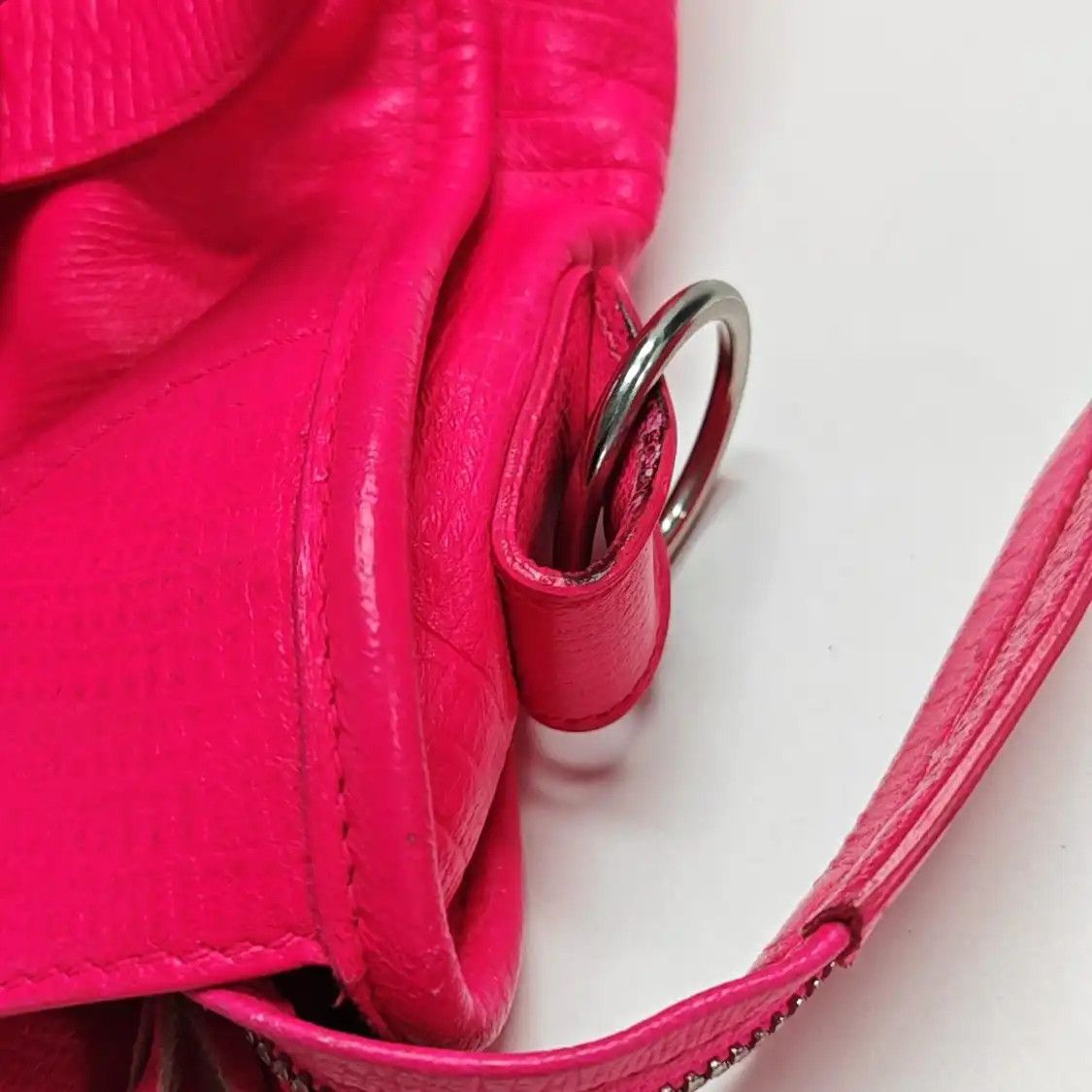 Balenciaga BALENCIAGA Classic City pink sheepskin stud shoulder bag handbag silver hardware Size ONE SIZE - 20 Thumbnail