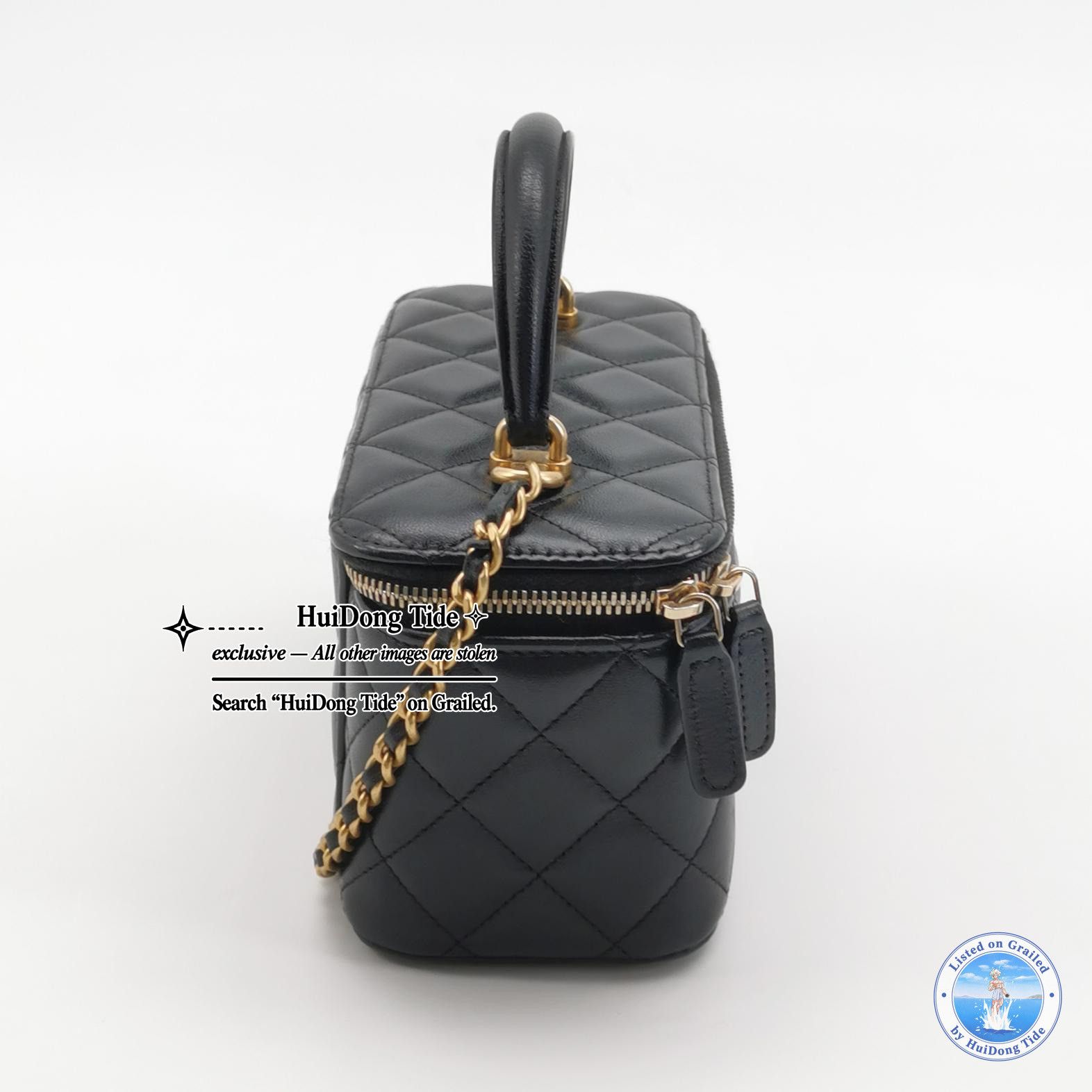 Chanel Chanel Vanity Case Quilted Lambskin Bag Size ONE SIZE - 4 Thumbnail