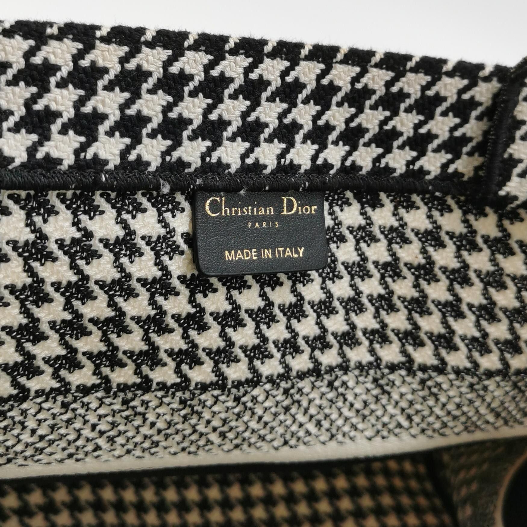 Dior Dior Houndstooth Book Tote Medium Size ONE SIZE - 6 Thumbnail