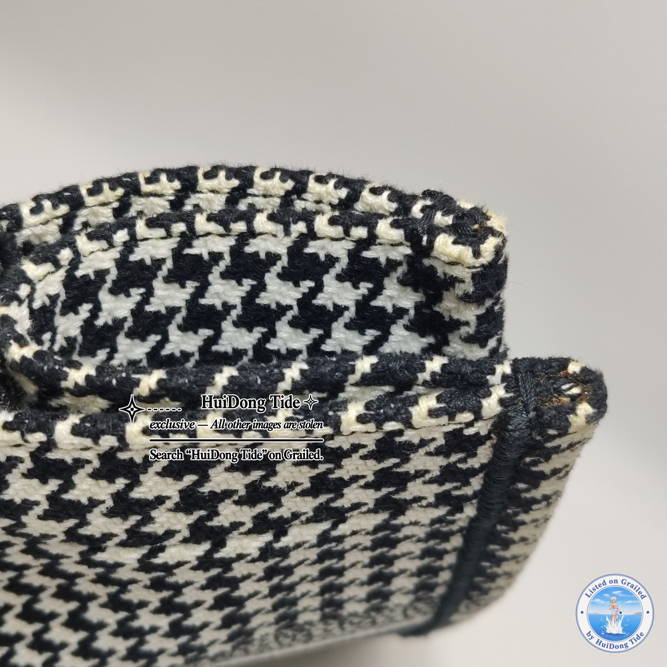 Dior Dior Houndstooth Book Tote Medium Size ONE SIZE - 17 Thumbnail