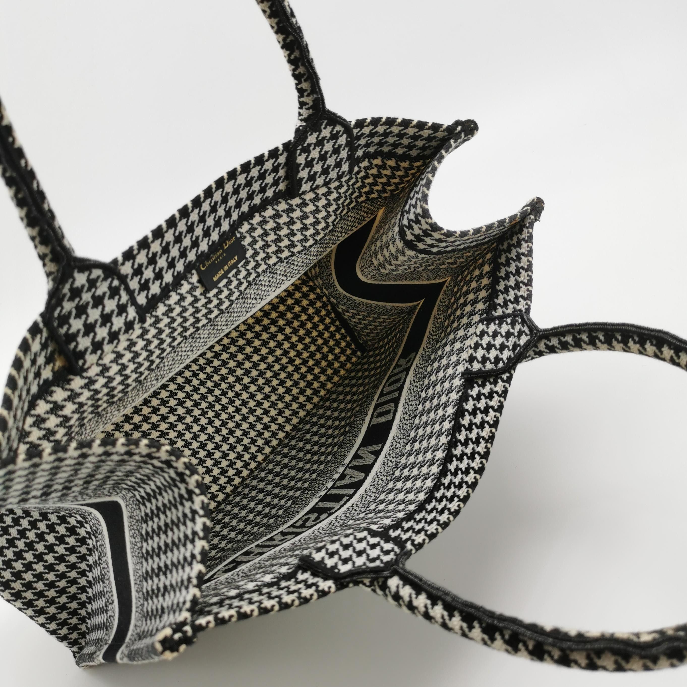 Dior Dior Houndstooth Book Tote Medium Size ONE SIZE - 5 Thumbnail