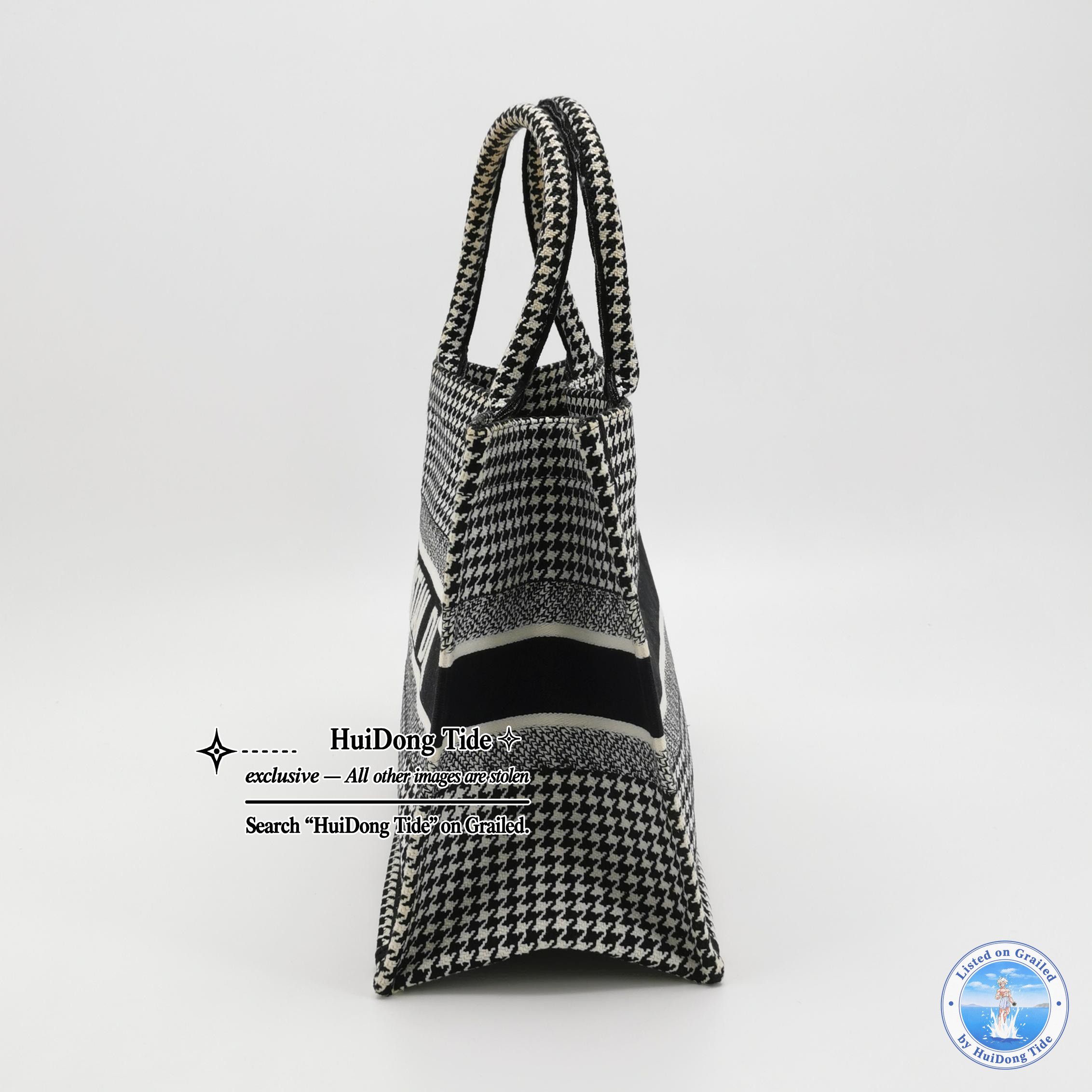 Dior Dior Houndstooth Book Tote Medium Size ONE SIZE - 2 Thumbnail