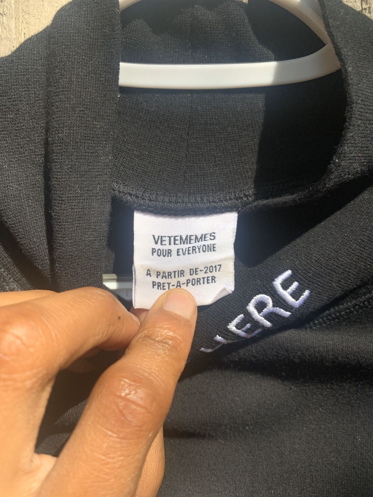 Vetememes × Vetements ?VETEMEMES - Cut Here Mock Turtleneck 