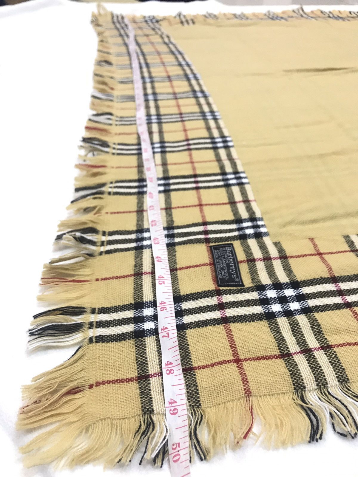 Burberry VINTAGE BURBERRY LONDON NOVA CHECK BIG SCARF Size ONE SIZE - 3 Thumbnail