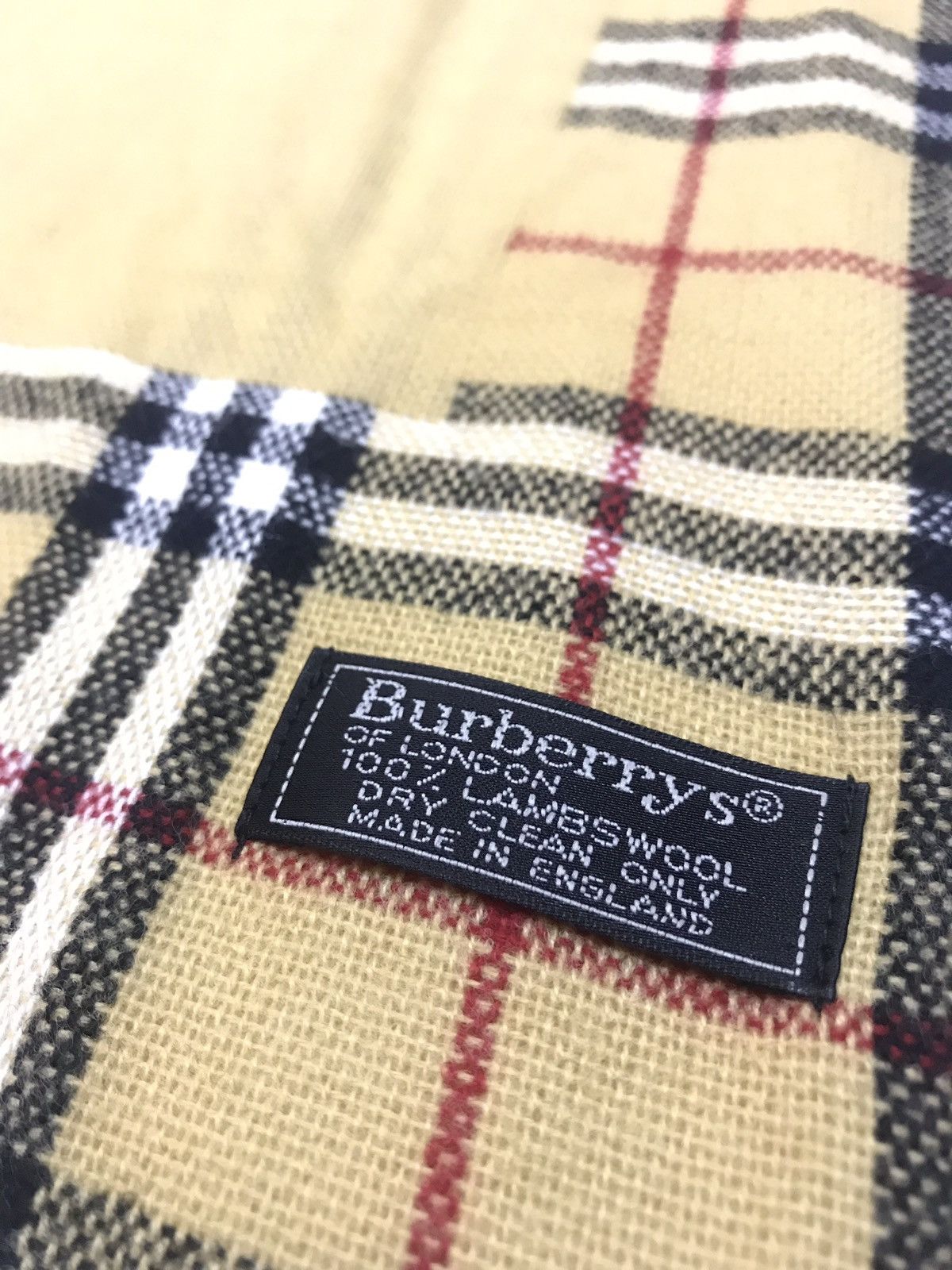 Burberry VINTAGE BURBERRY LONDON NOVA CHECK BIG SCARF Size ONE SIZE - 5 Thumbnail