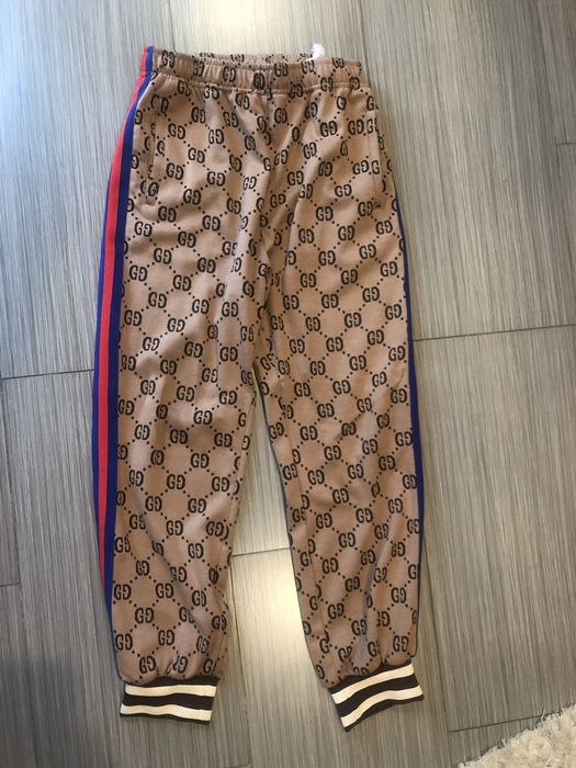 Gucci monogram hot sale track pants