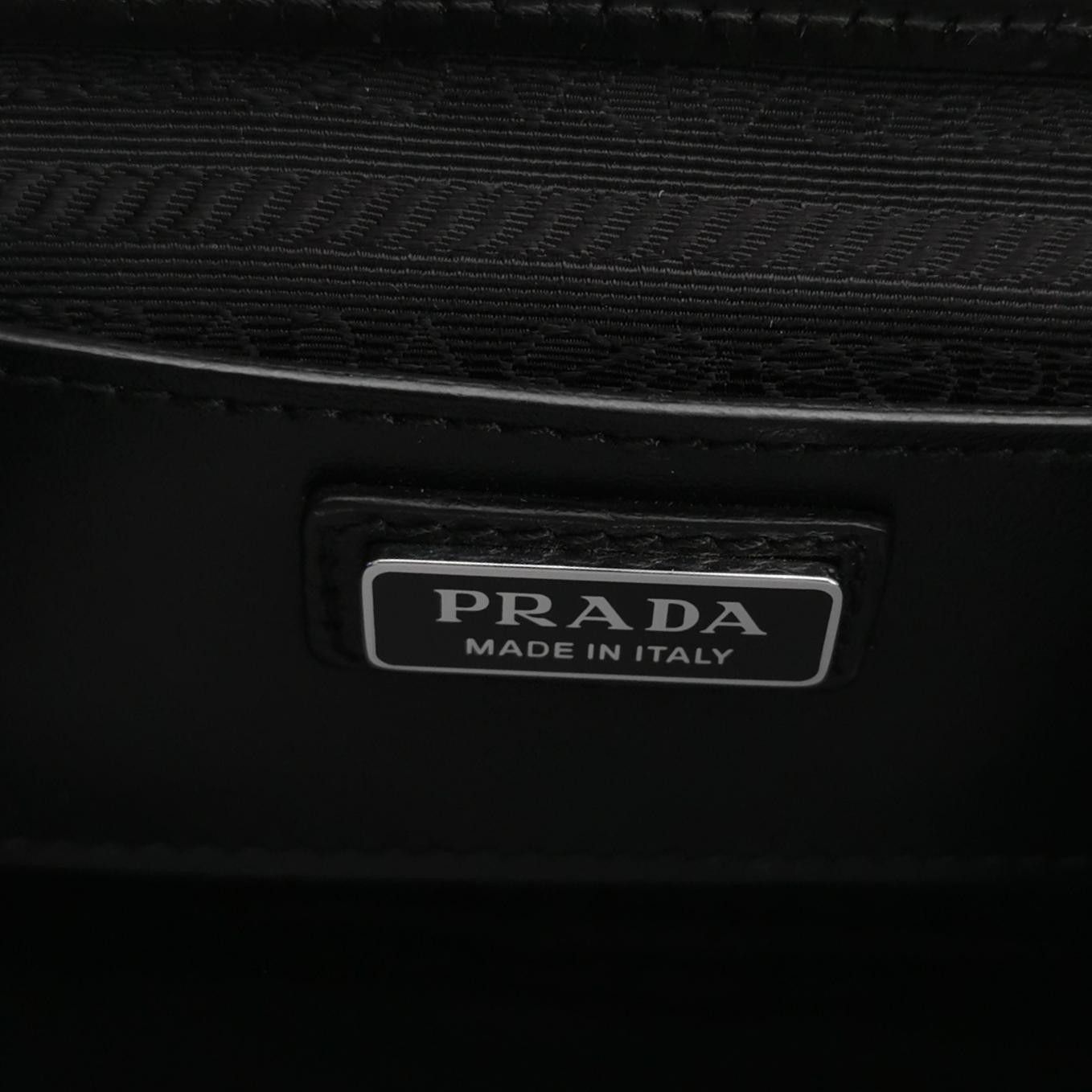 Prada Prada Nylon Leather Triangle Logo Shoulder Bag Size ONE SIZE - 8 Thumbnail