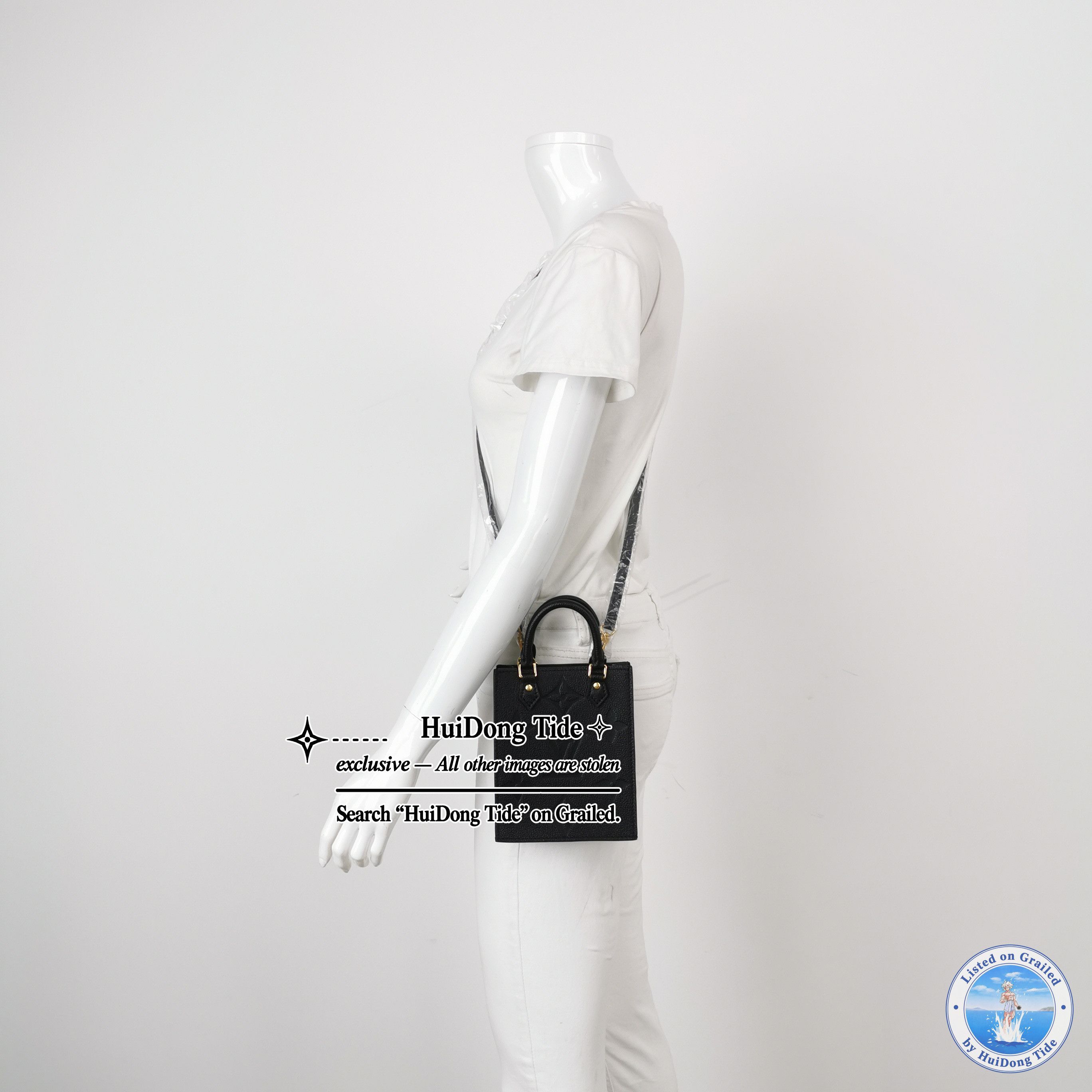Louis Vuitton Louis Vuitton Monogram Empreinte Petit Sac Plat Size OS Size ONE SIZE - 2 Thumbnail