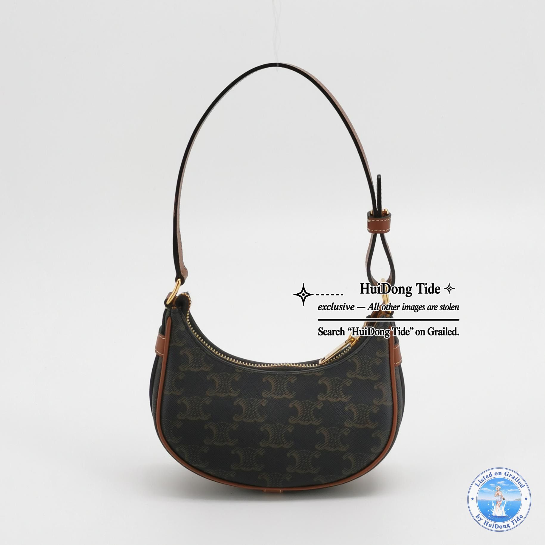 Celine Celine Ava Triomphe Canvas Mini Shoulder Bag Size ONE SIZE - 5 Thumbnail