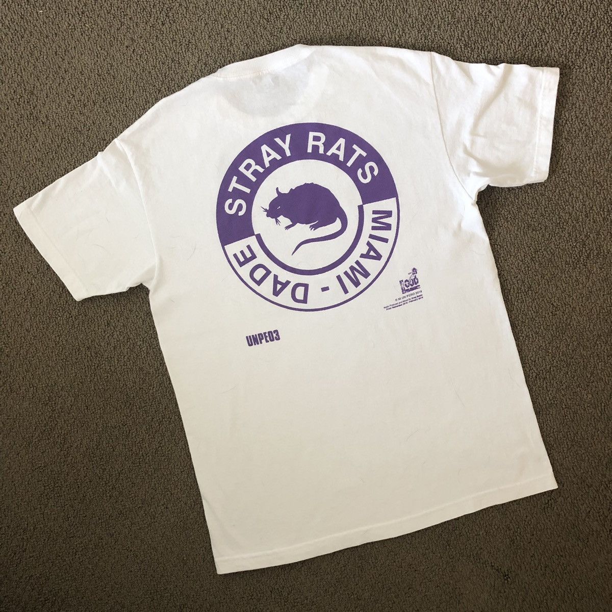Stray Rats Stray Rats x Greg Beato Loud Tee Miami Logo T Shirt | Grailed