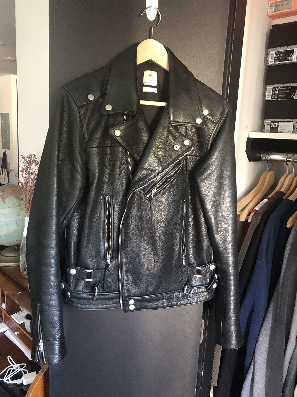 gap x john elliott leather jacket