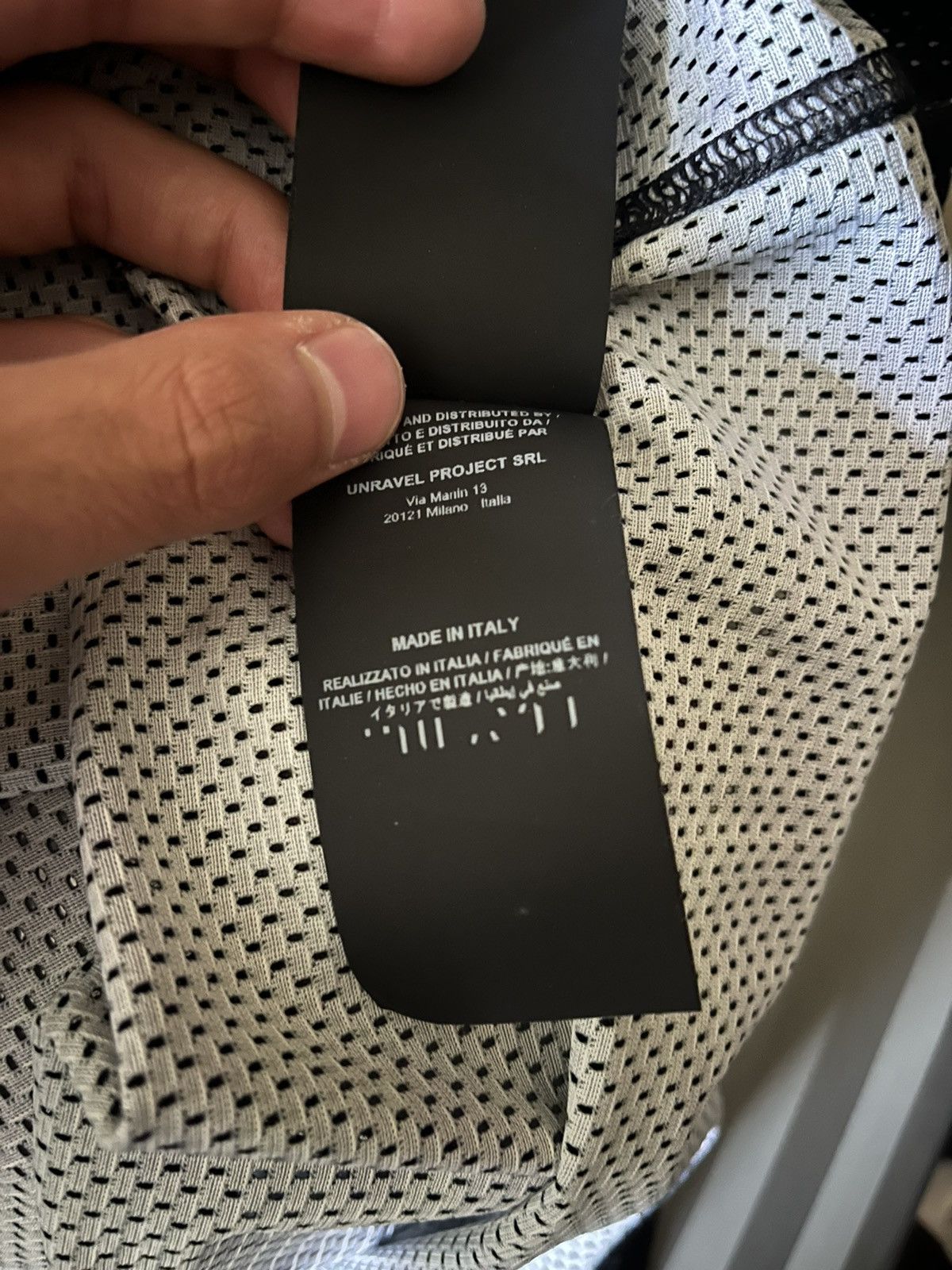 Ben Taverniti Unravel Project Black Camo Mesh LS Tee Size US L / EU 52-54 / 3 - 8 Thumbnail