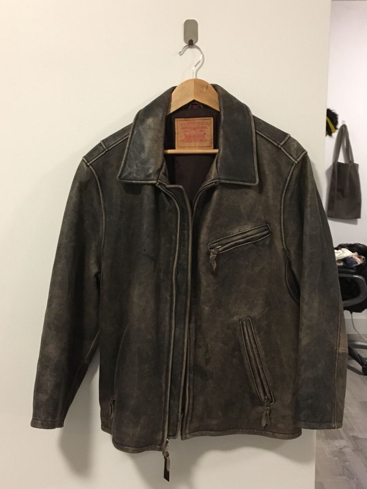 Vintage Heavy Levi’s Leather Jacket