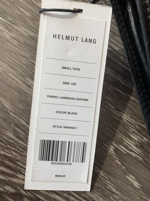 Helmut Lang Helmet Lang “Garbage” bag Grailed