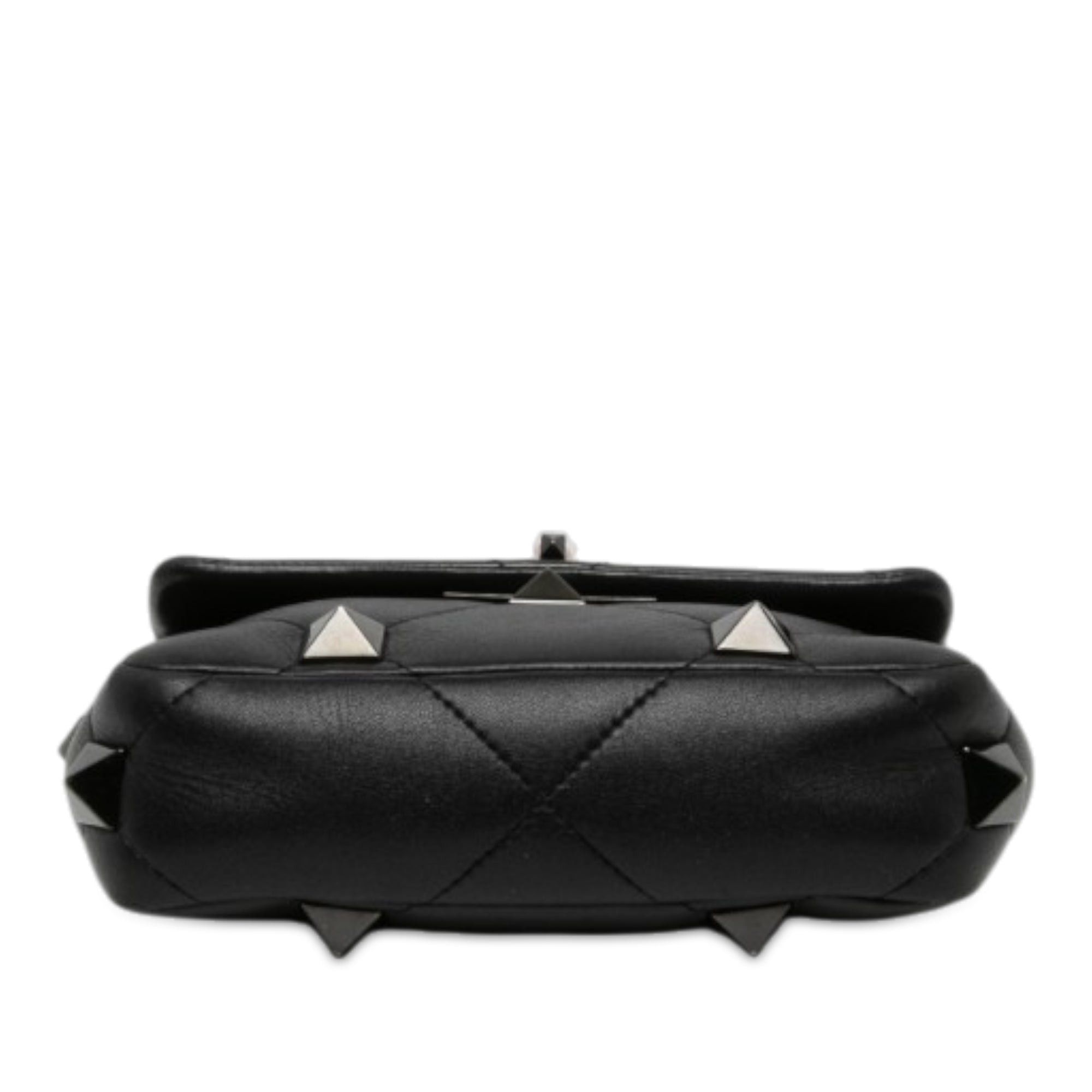 Valentino Nappa Monochrome Roman Stud Satchel Size ONE SIZE - 3 Thumbnail