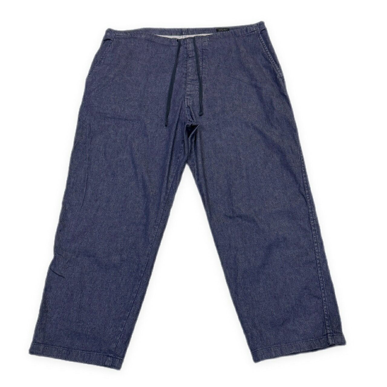 Comoli COMOLI 21SS Linen Cotton Drawstring Pants Navy Size 1 Size US 30 / EU 46 - 3 Thumbnail