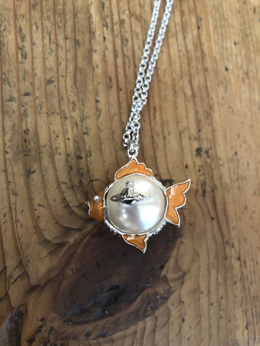 Vivienne Westwood Vivienne Westwood Fish Orb Necklace | Grailed