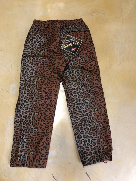 Supreme Supreme Gore Tex Taped Seam Pant Leopard Size S | Grailed