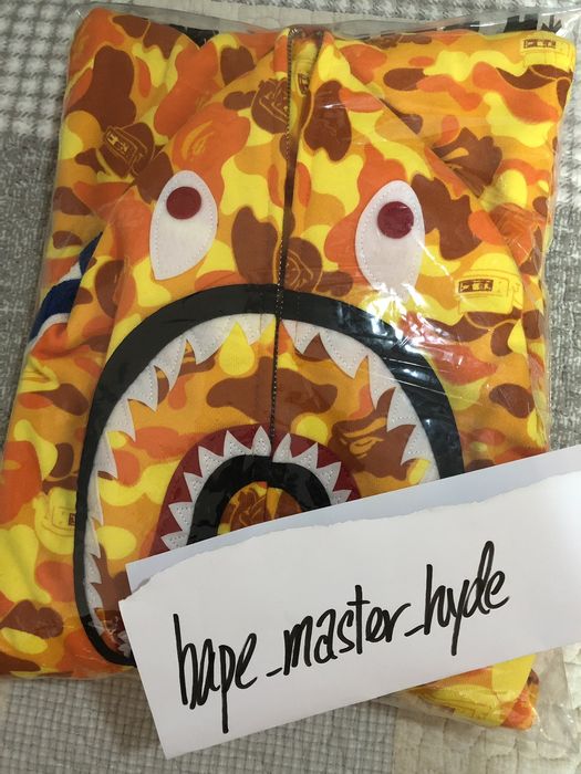 Bape BAPE x PUBG SHARK FULL ZIP HOODIE Grailed