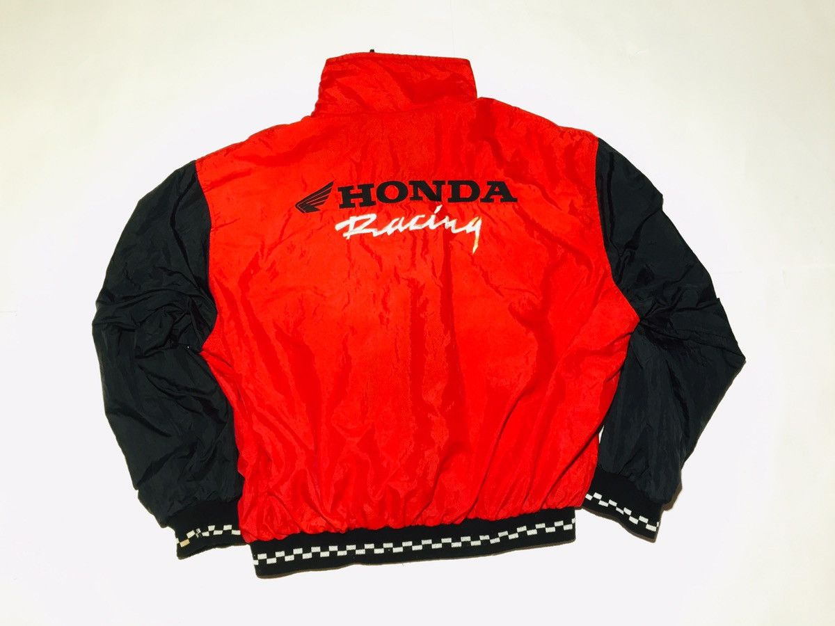 Vintage Crazy grail 80s 90s HONDA racing ride red jacket | Grailed