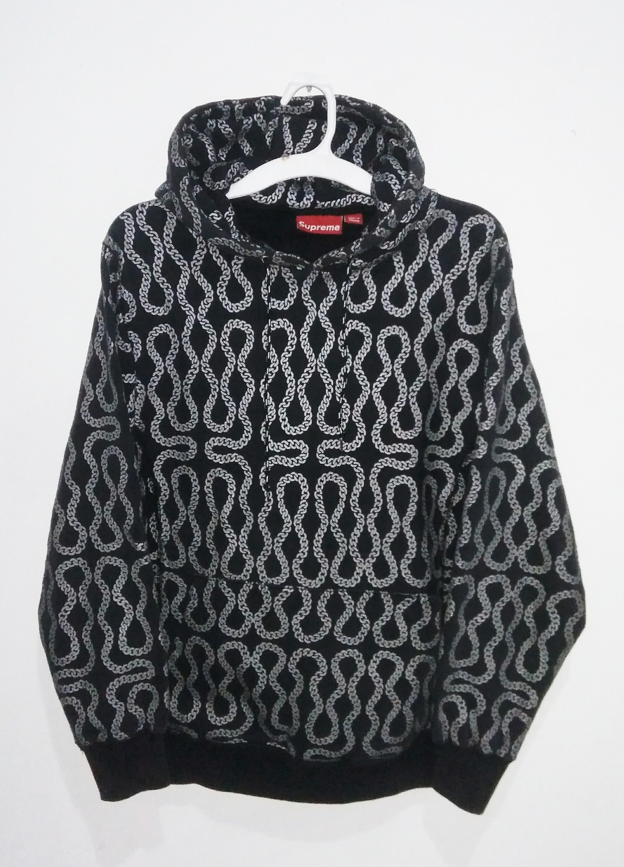 supreme chain hoodie