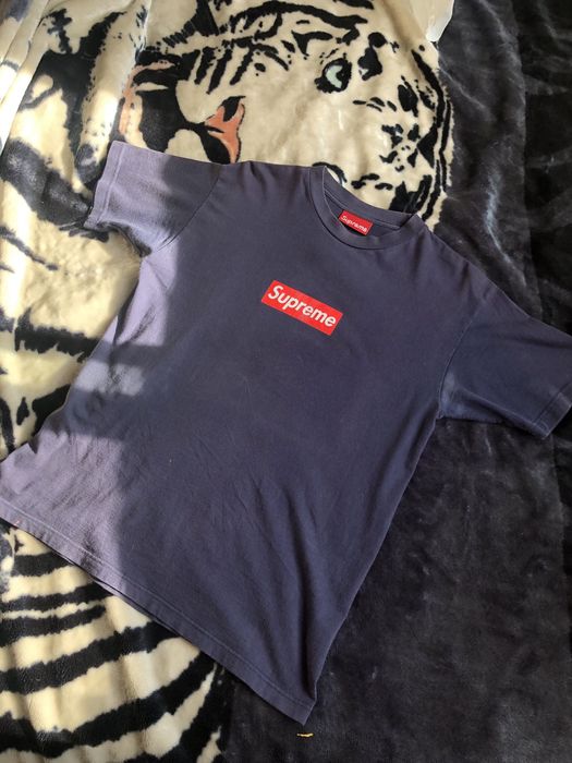 Supreme 1999 Orange on Orange Tonal Bold Font Box Logo Tee Size Large!!