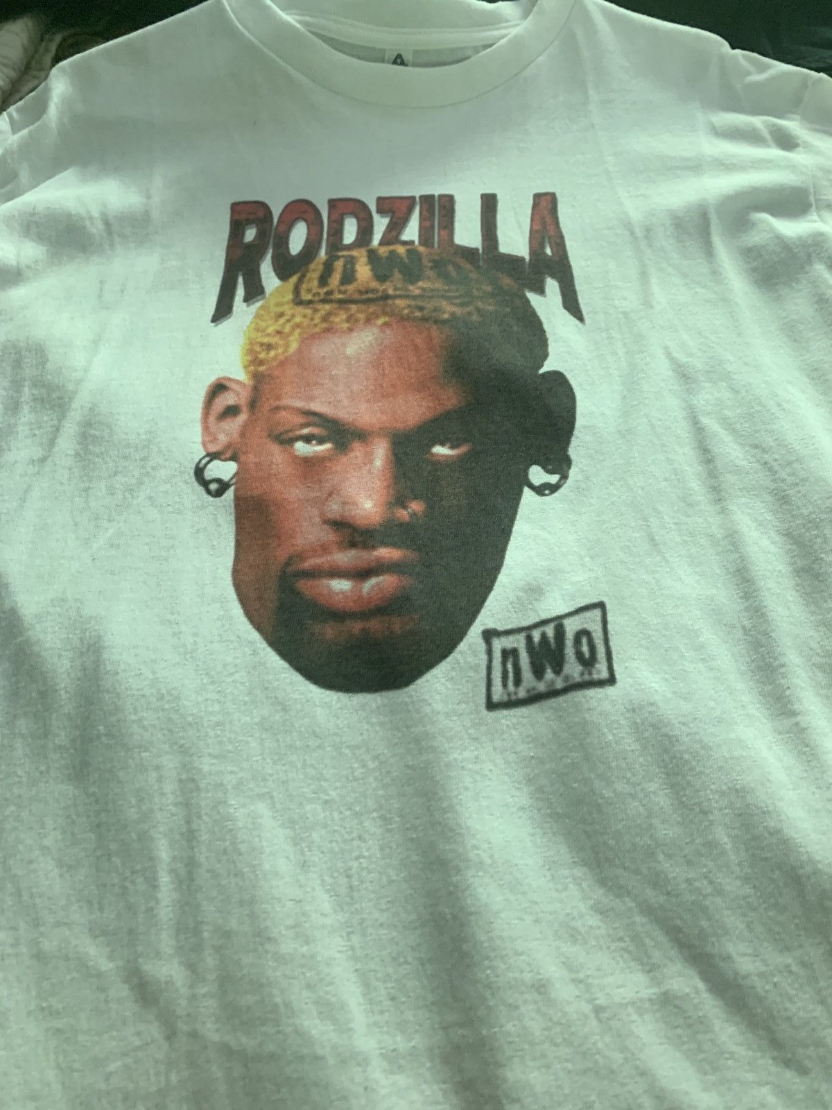 Vintage Dennis Rodman NWO rodzilla T Shirt | Grailed