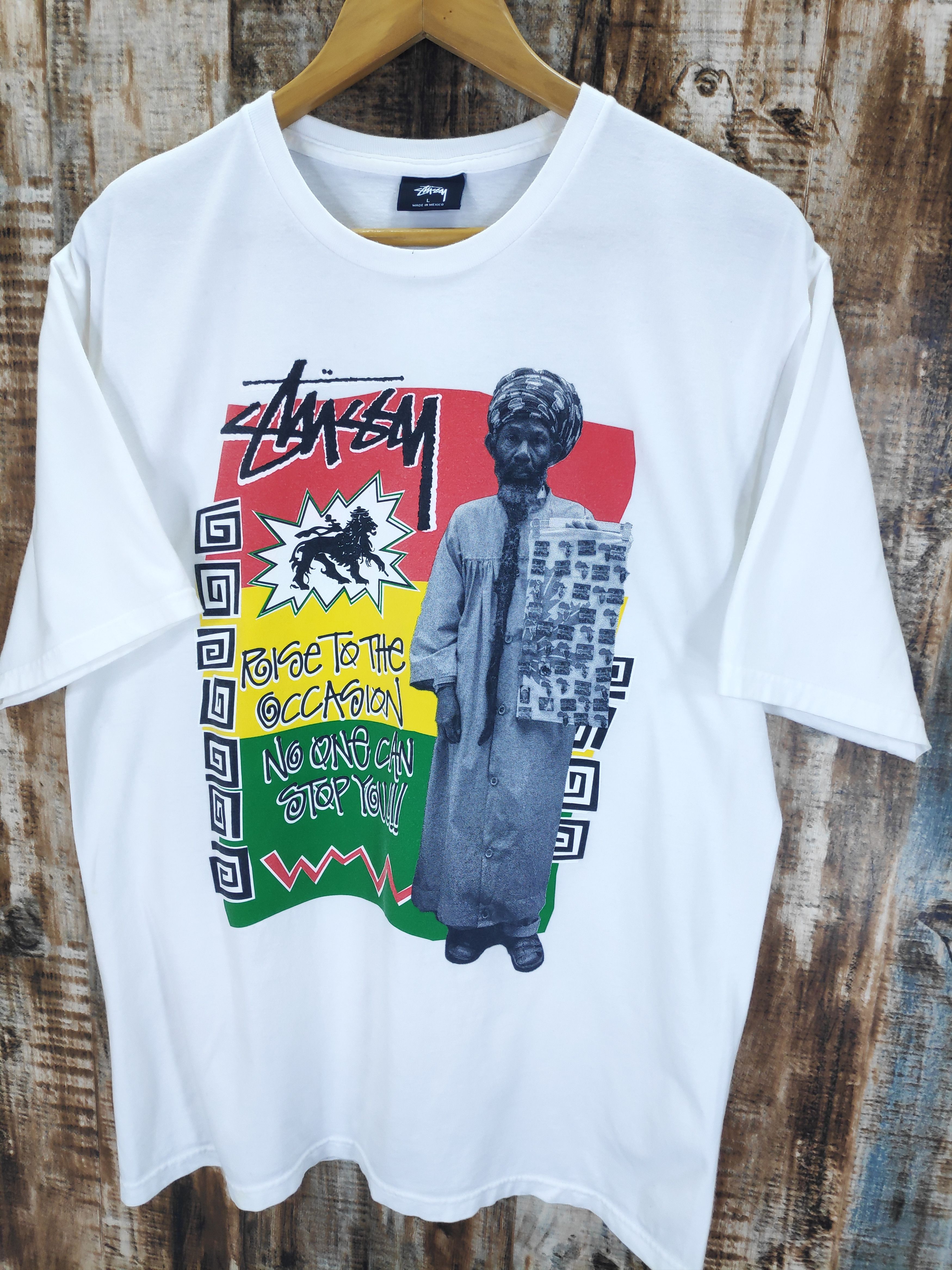 Vintage Stussy Bob Marley Shirt Reggae Shirt 80S Jamaican