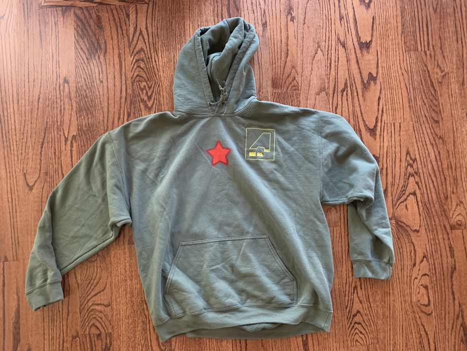 Travis Scott Astroworld Travis Scott Olive Hoodie Made in America