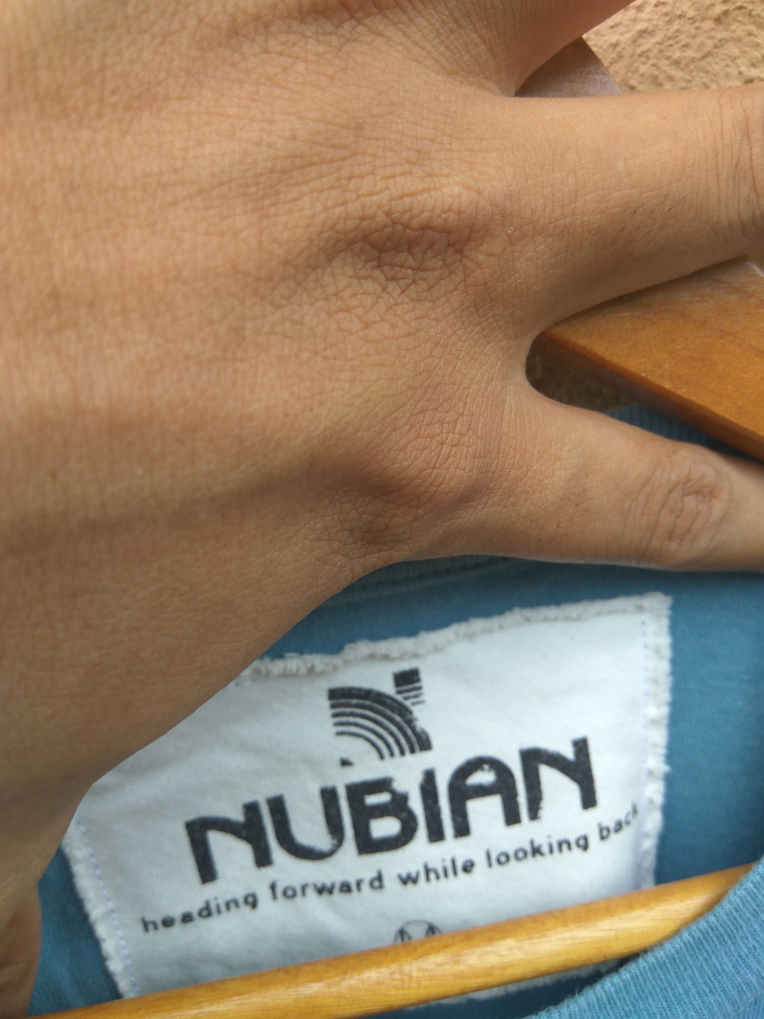 Japanese Brand 🔥 Nubian t shirt spell out Japanese Brand Made in Japan Size US M / EU 48-50 / 2 - 4 Thumbnail
