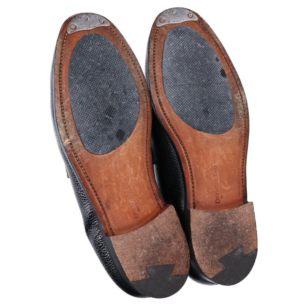 Crockett&Jones X B&Y Leather Penny Loafers Navy Size 7e in Blue, Men's — image 6 of 6