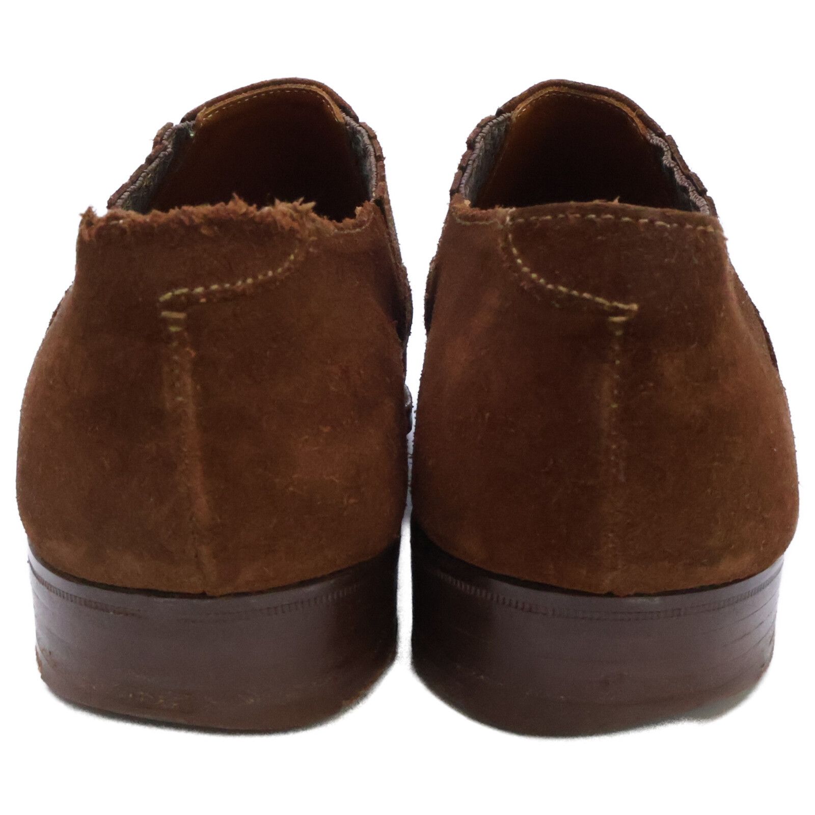 Crockett&Jones Paulsen Scorn Suede Elastic Shoes Sneakers Size 6 1/2e in Brown, Men's — image 3 of 6