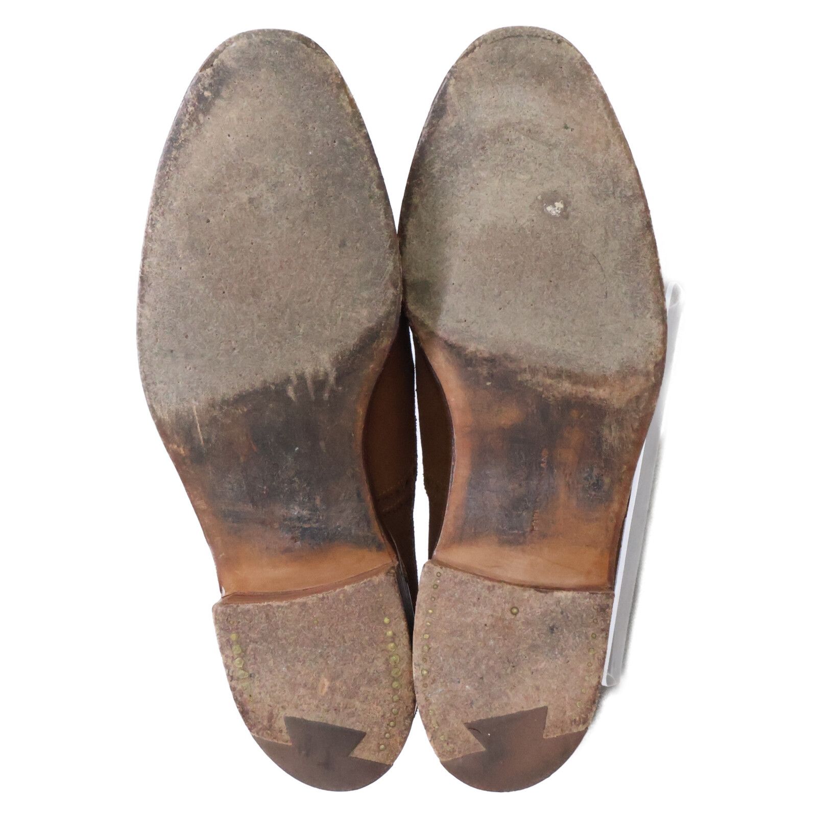 Crockett&Jones Paulsen Scorn Suede Elastic Shoes Sneakers Size 6 1/2e in Brown, Men's — image 6 of 6
