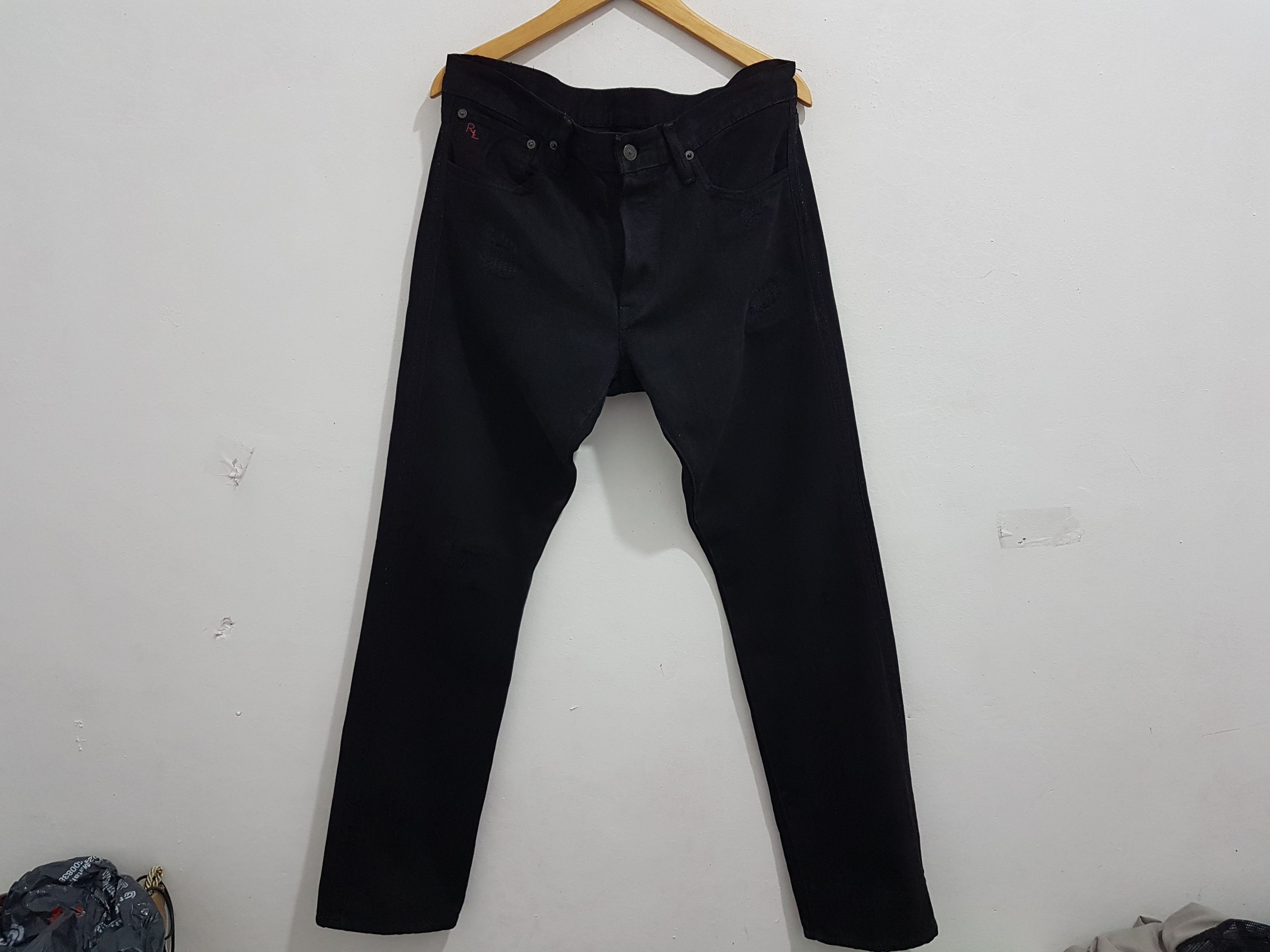 Polo Ralph Lauren × Ralph Lauren Last Drop Ralph Lauren Distressed Jeans Size US 32 / EU 48 - 9 Thumbnail