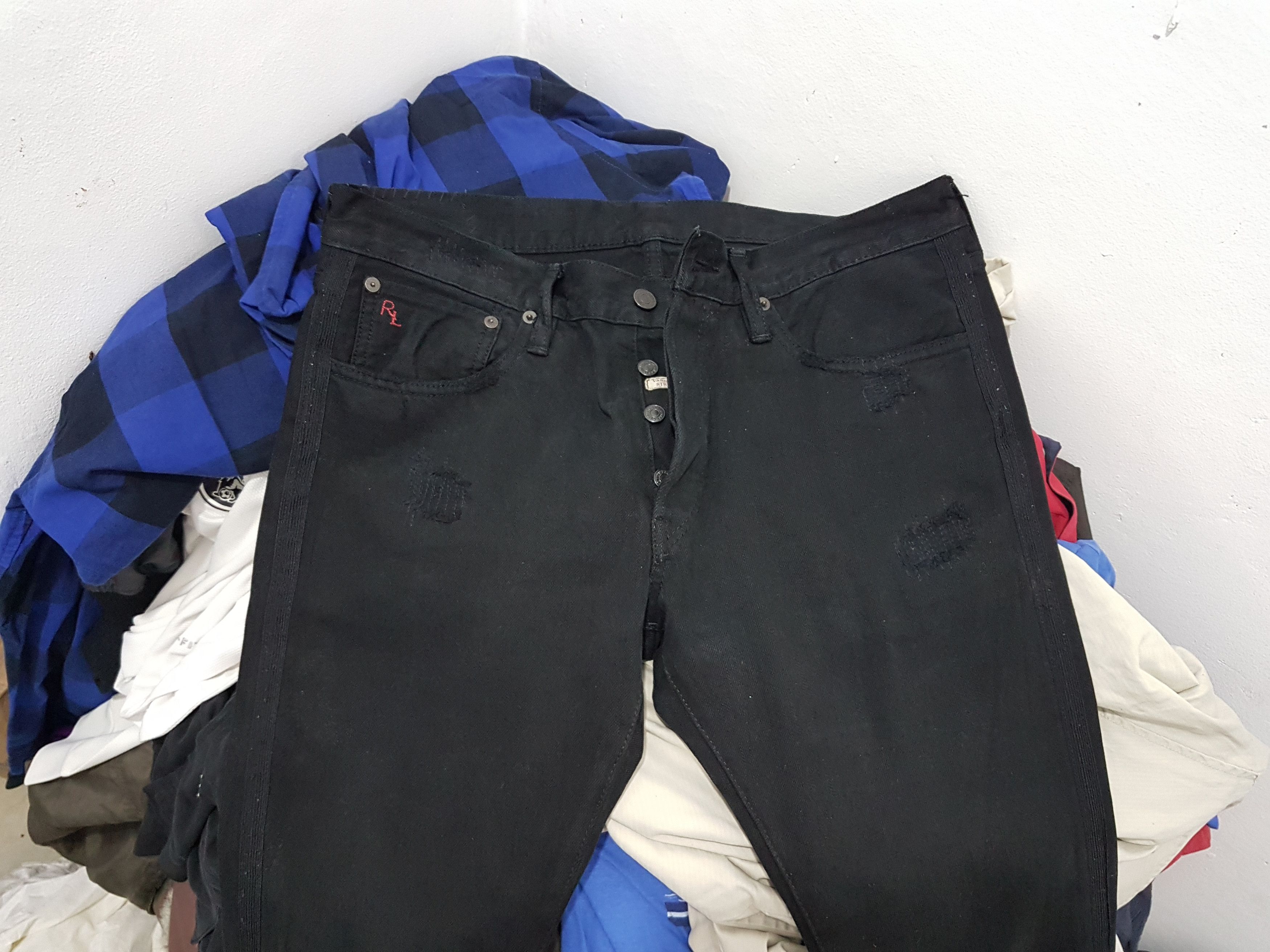 Polo Ralph Lauren × Ralph Lauren Last Drop Ralph Lauren Distressed Jeans Size US 32 / EU 48 - 18 Thumbnail