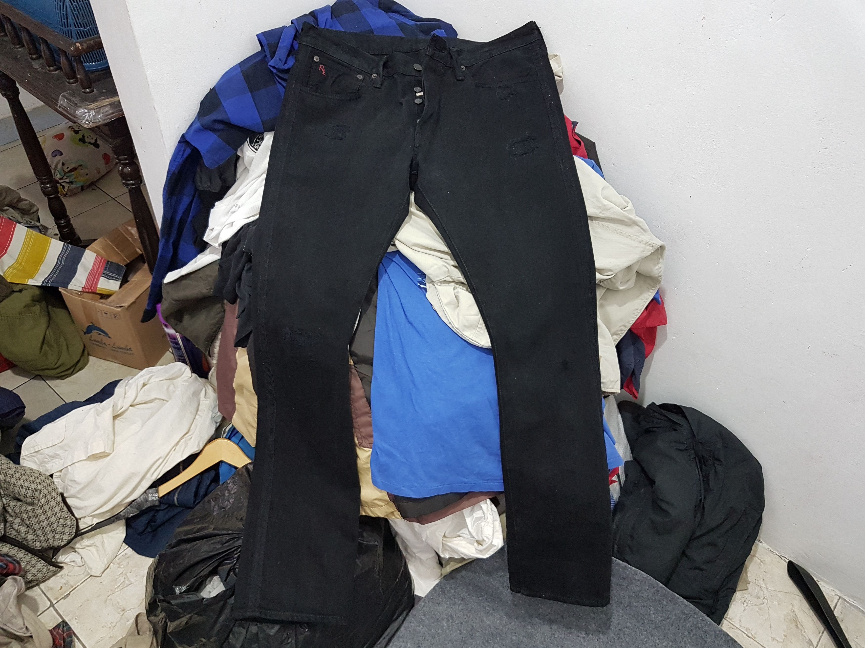 Polo Ralph Lauren × Ralph Lauren Last Drop Ralph Lauren Distressed Jeans Size US 32 / EU 48 - 19 Thumbnail