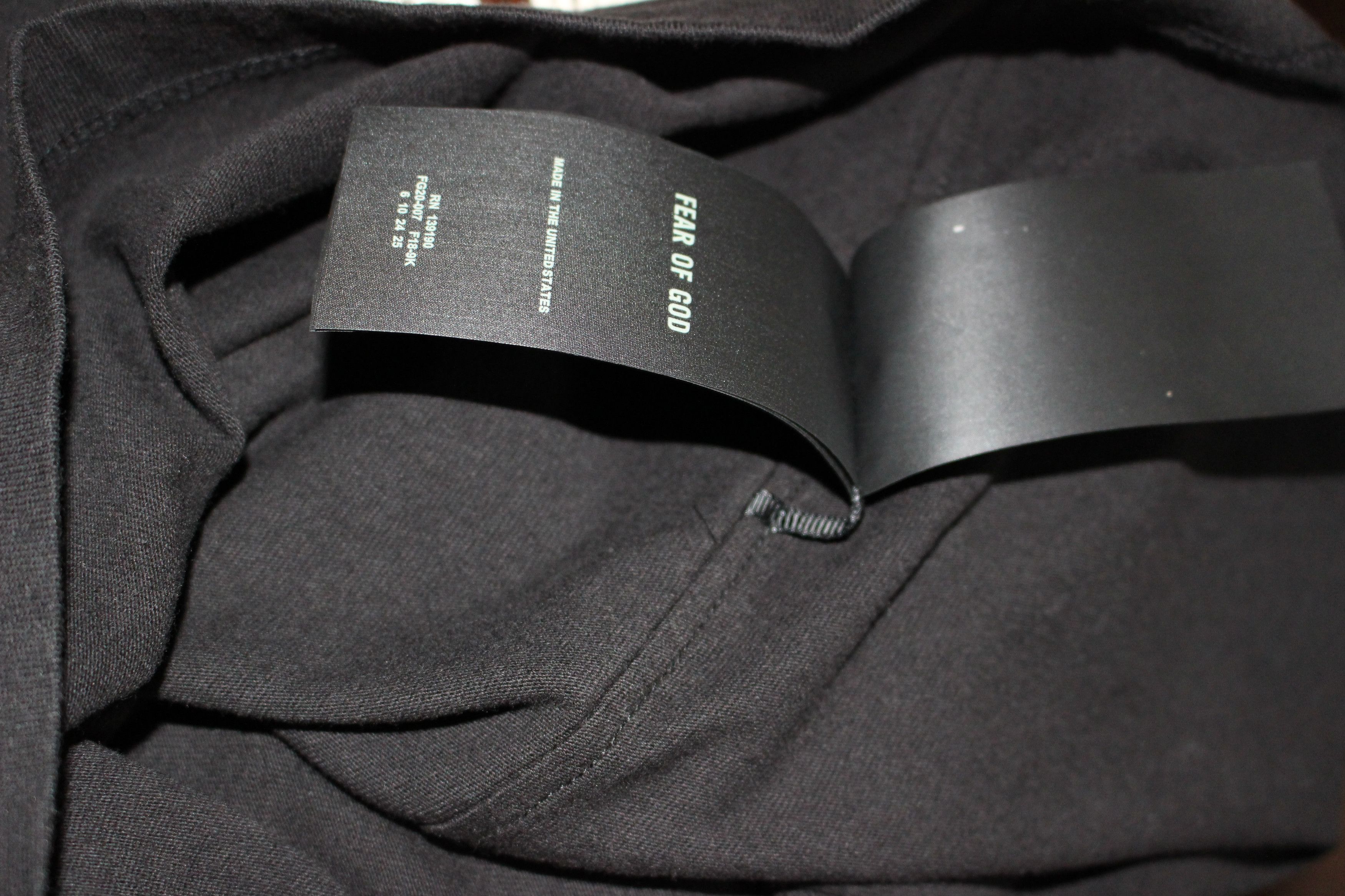 FOG × Fear of God FEAR OF GOD 'FG' Logo Inside out T-Shirt FOG × Fear of God FEAR OF GOD 'FG' Logo Inside out T-Shirt