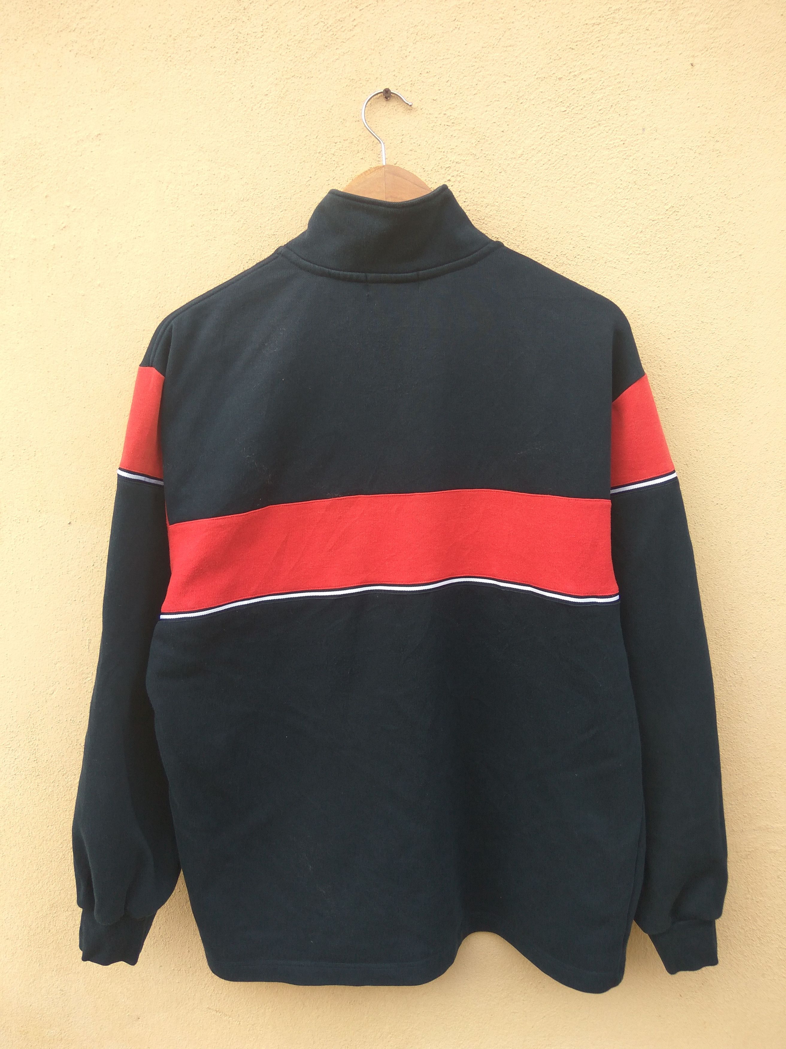 Fila Fila half zipper sweatshirt small logo dwicolour nice design Size US L / EU 52-54 / 3 - 2 Thumbnail