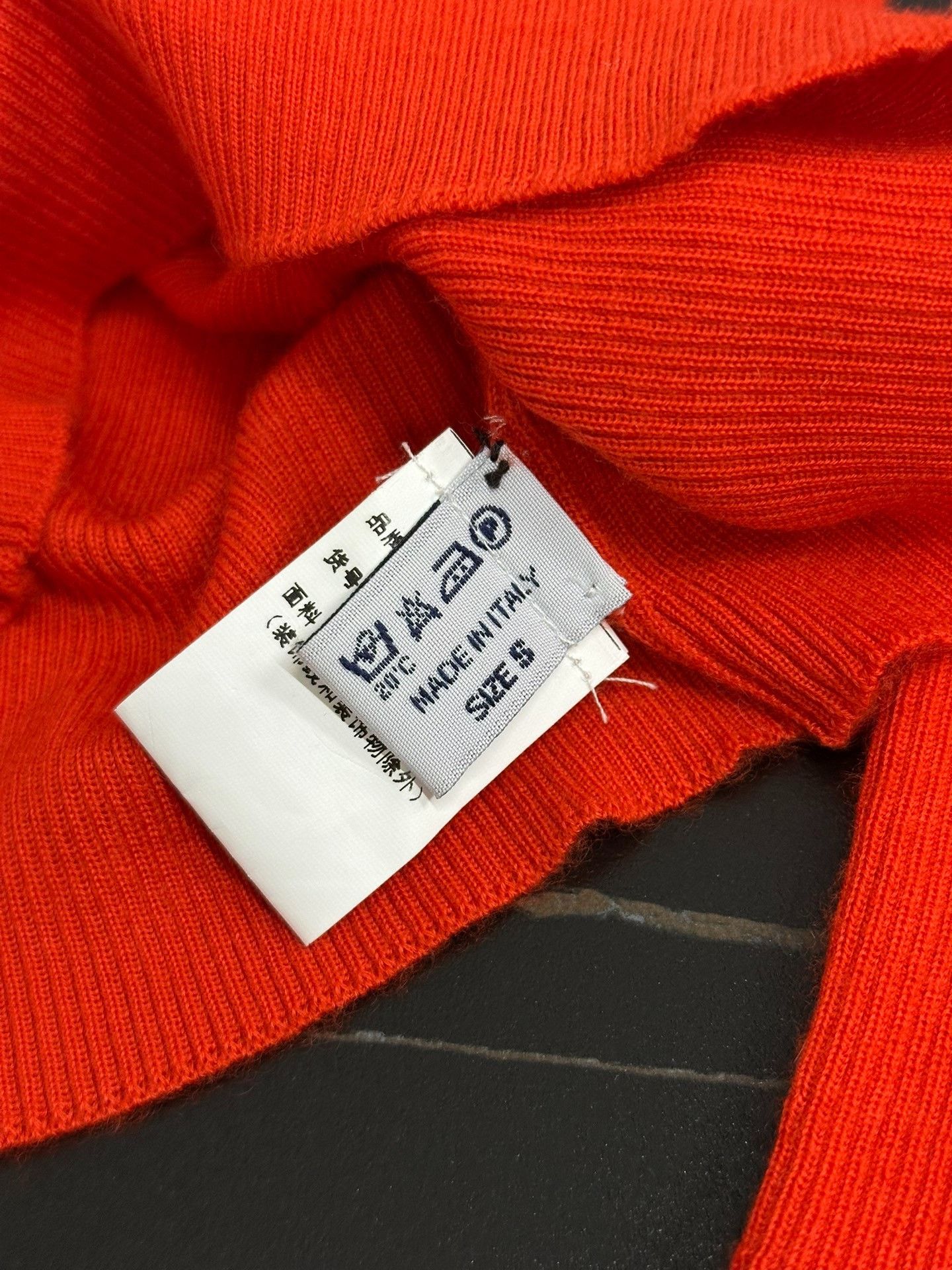 Barrie Red Ribbed Cashmere Sweater, Women's — image 5 of 6