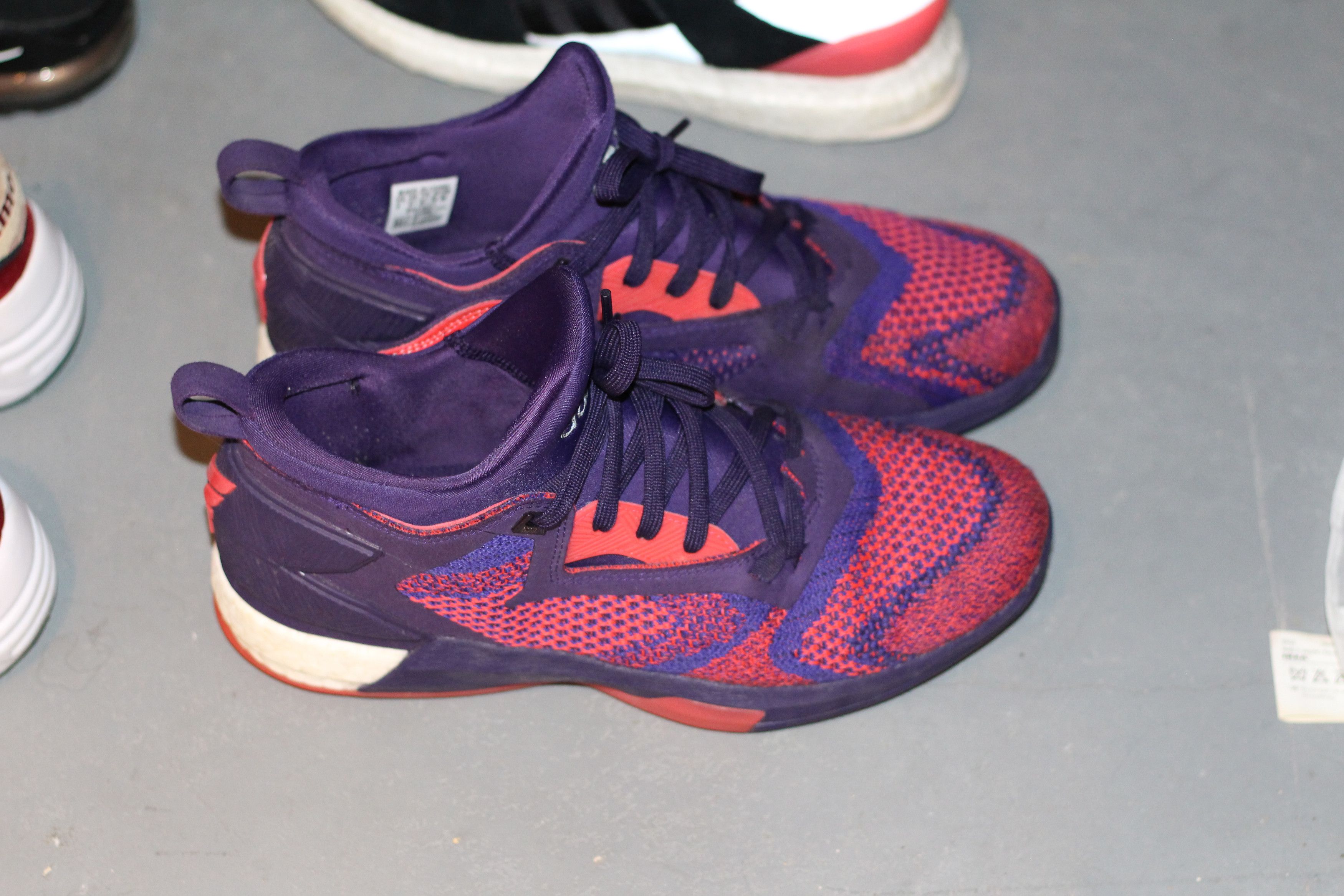 Adidas D Lillard Boost Primeknit Purple Red
