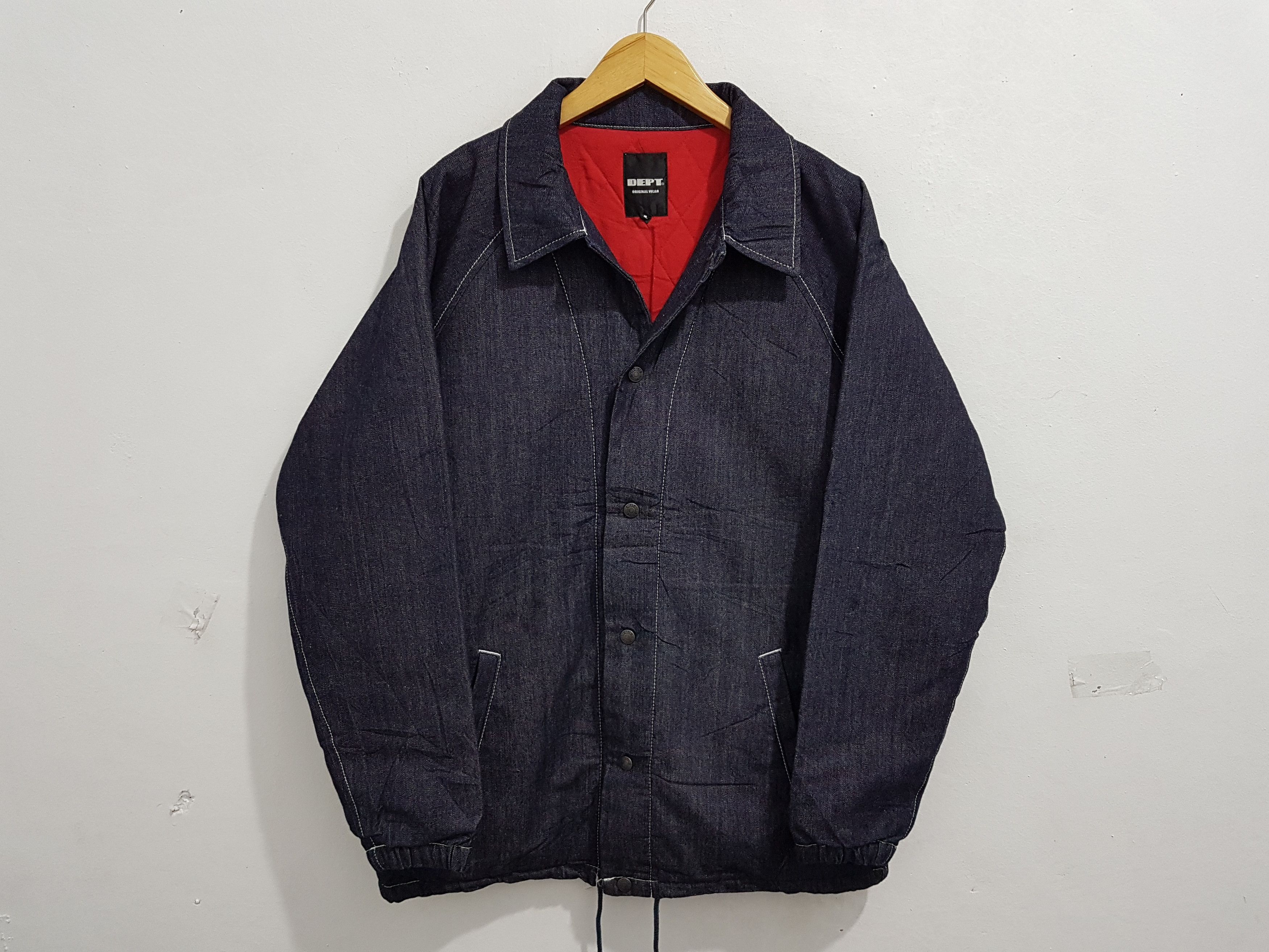 Japanese Brand Made In Japan Dept. Denim jacket Size US L / EU 52-54 / 3 - 1 Thumbnail