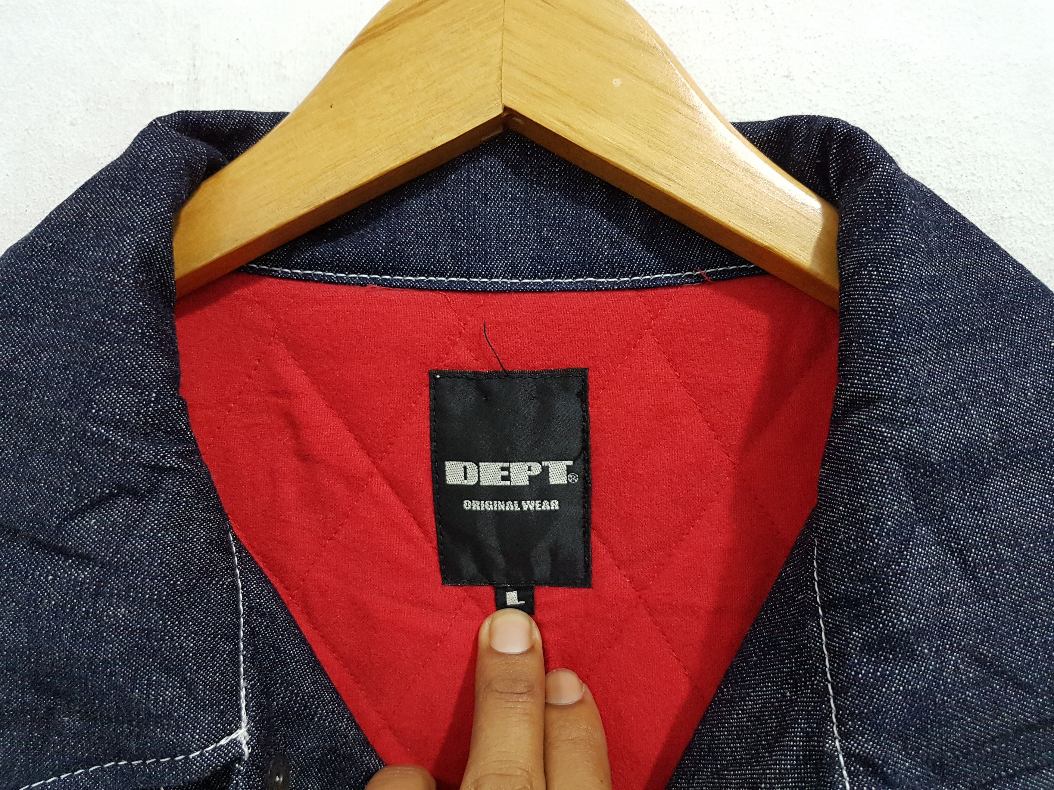 Japanese Brand Made In Japan Dept. Denim jacket Size US L / EU 52-54 / 3 - 8 Thumbnail